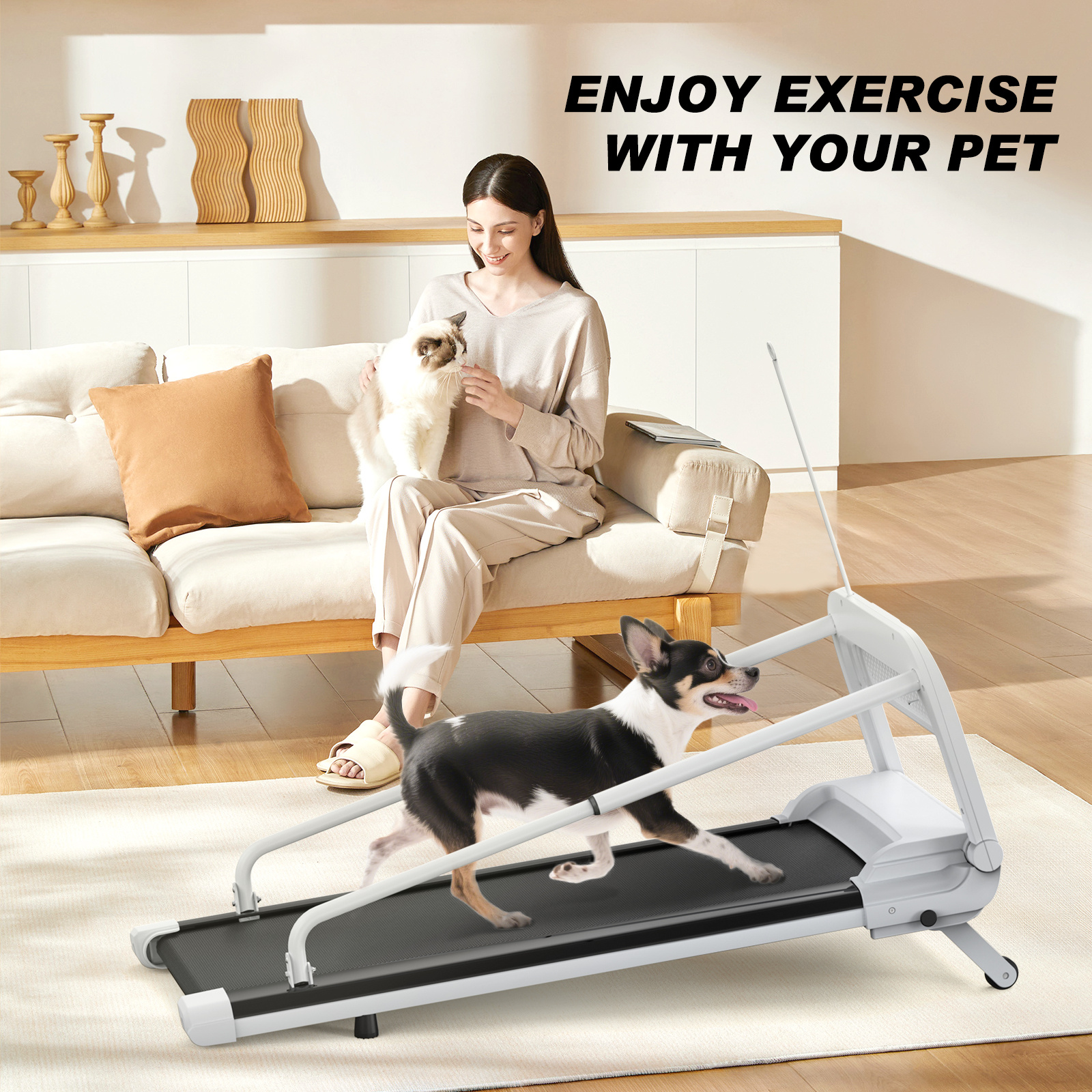 New Quiet Smart Pet Treadmill, Adjustable Speed, Perfect For Small Medium Dogs - Image 3