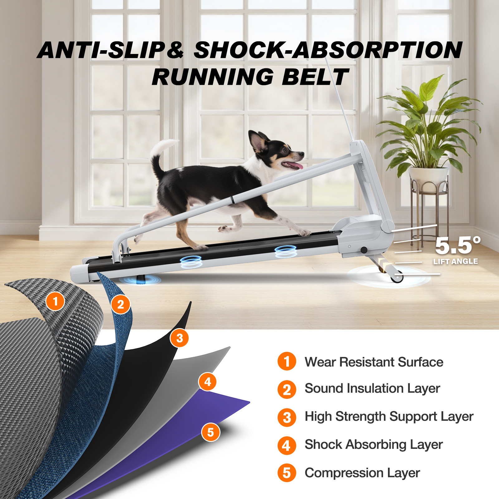 New Quiet Smart Pet Treadmill, Adjustable Speed, Perfect For Small Medium Dogs - Image 7