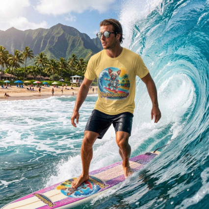 Surfer Dog T-Shirt