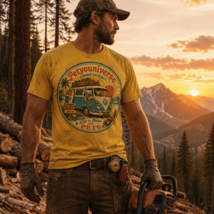 Summer Vacation Dog T-Shirt
