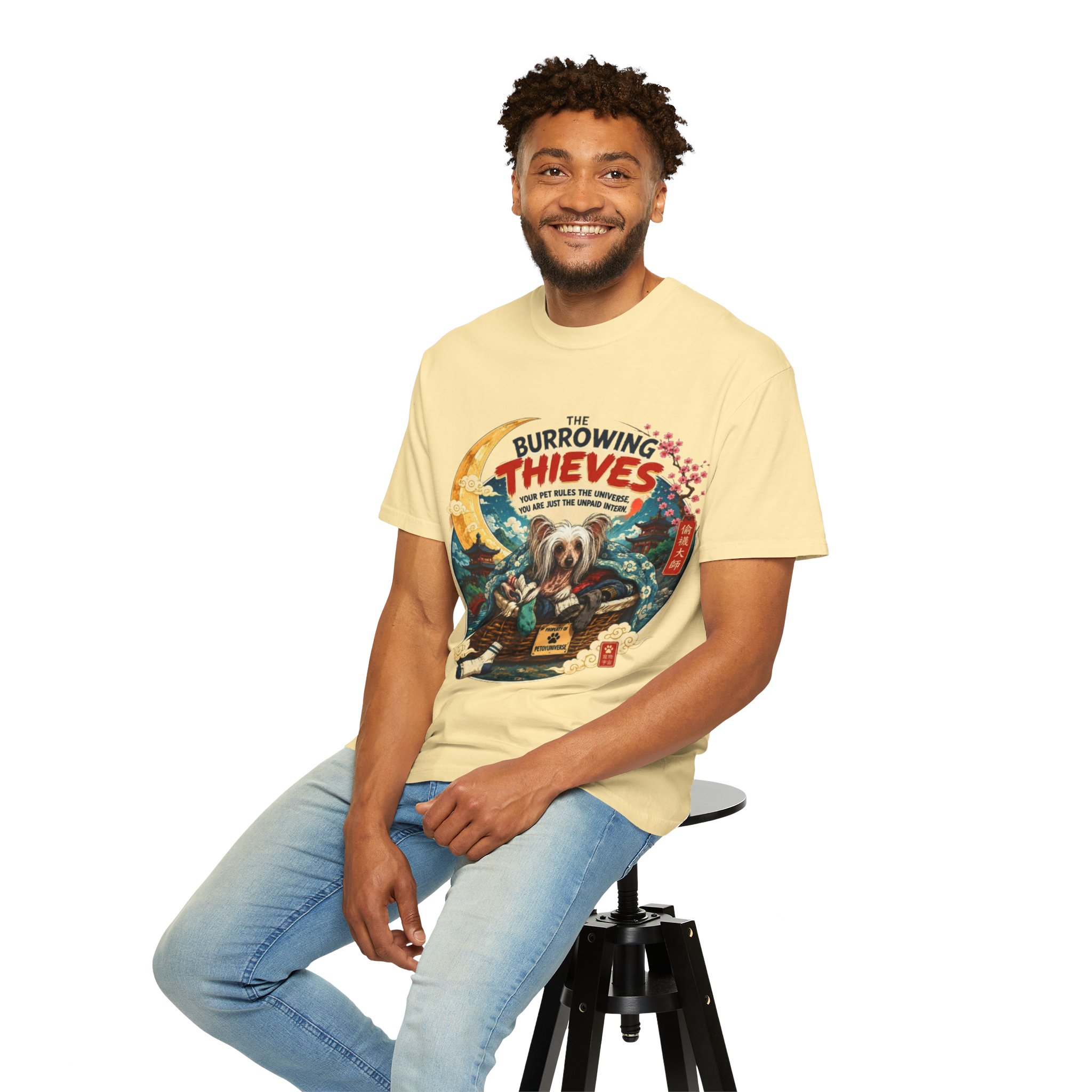 T-Shirt — The Burrowing Thieves Vintage Dog Treasure Chest Graphic Tee - Image 23