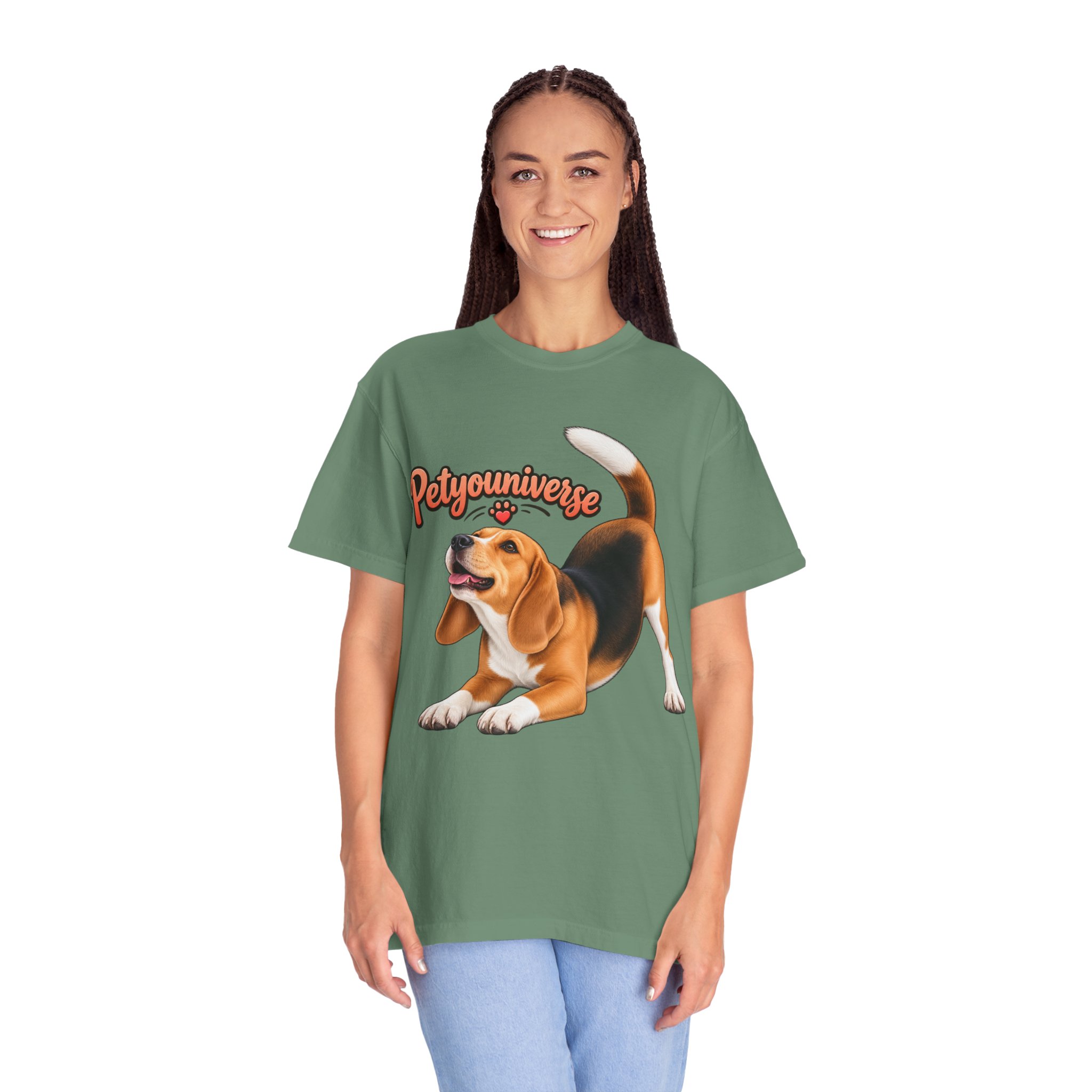 Beagle Playtime T-Shirt — "PetYoUniverse" Graphic Tee for Dog Lovers - Image 59
