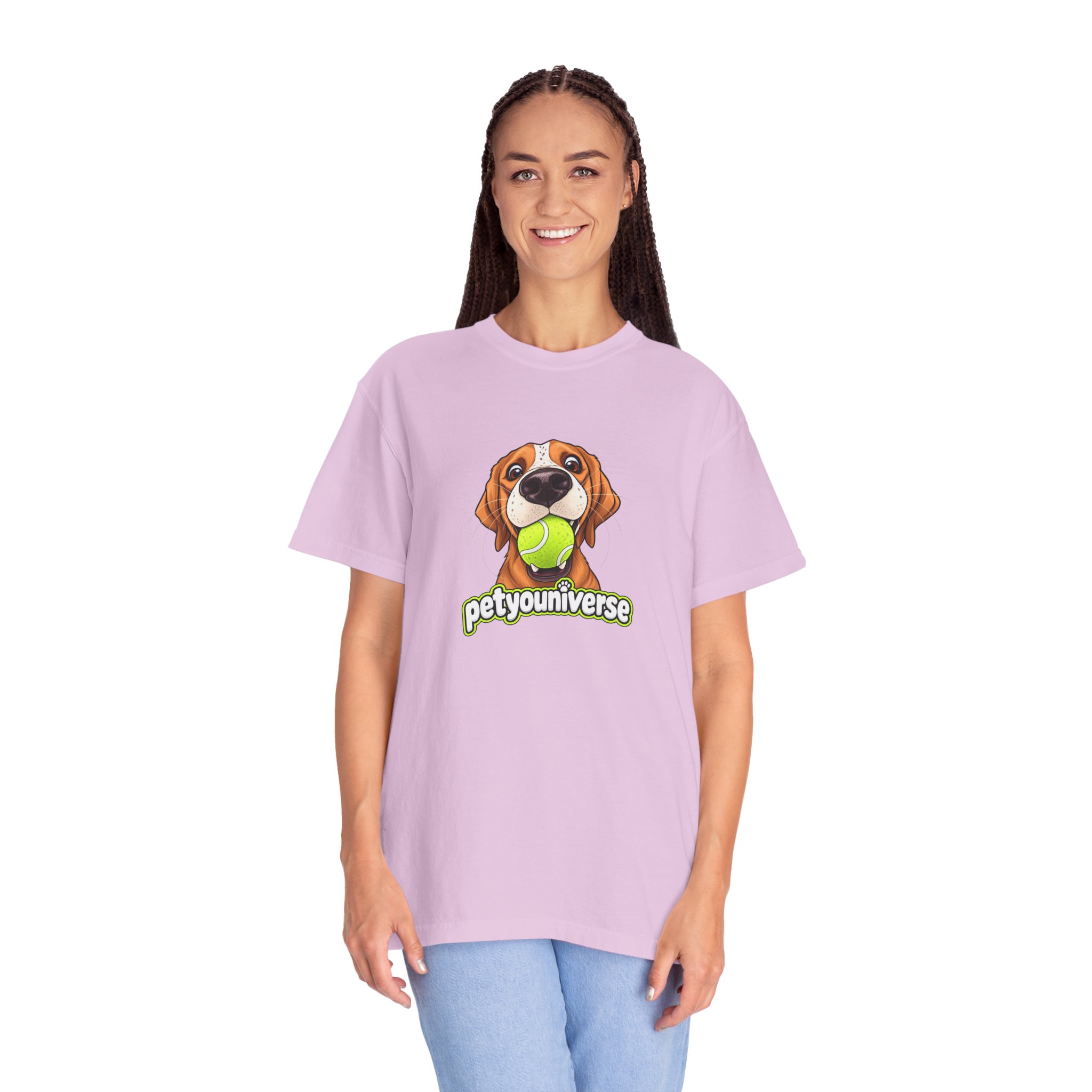 PetYoUniverse Tee — Cute Dog Holding Tennis Ball Graphic T‑Shirt - Image 95