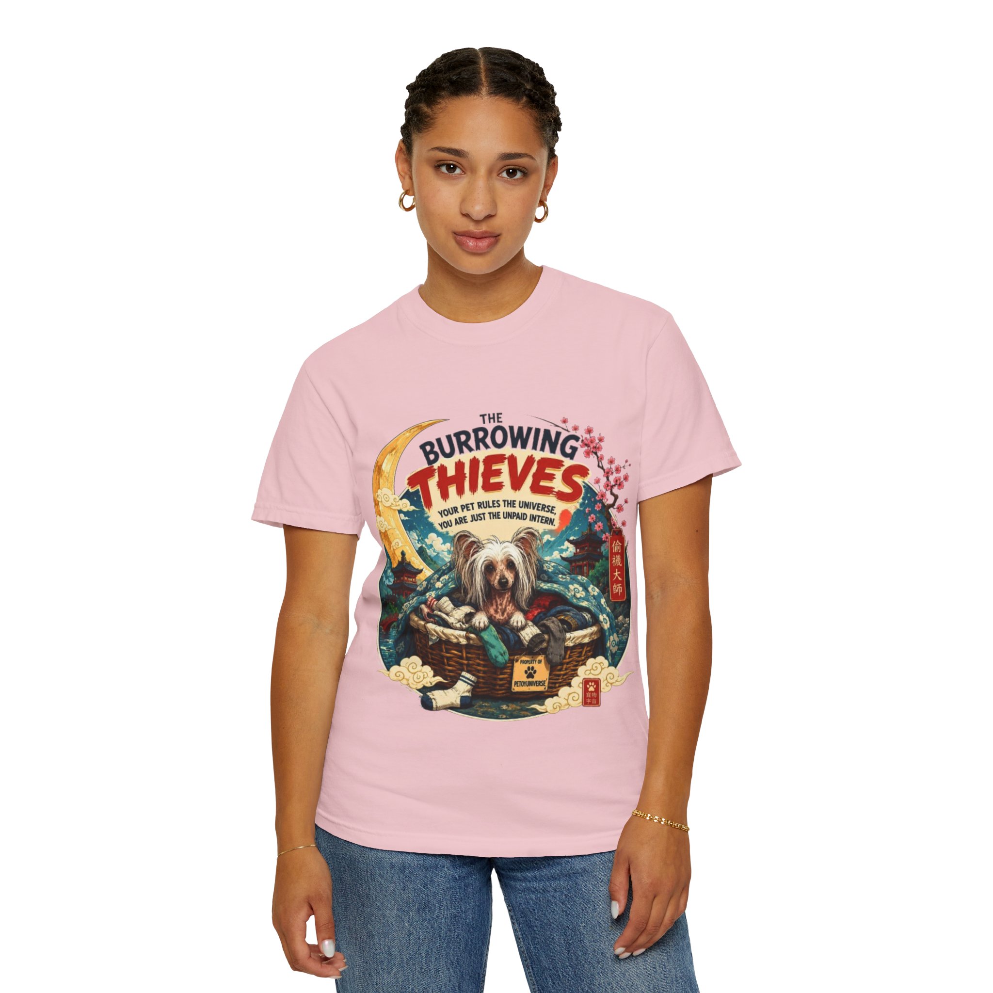 T-Shirt — The Burrowing Thieves Vintage Dog Treasure Chest Graphic Tee - Image 82