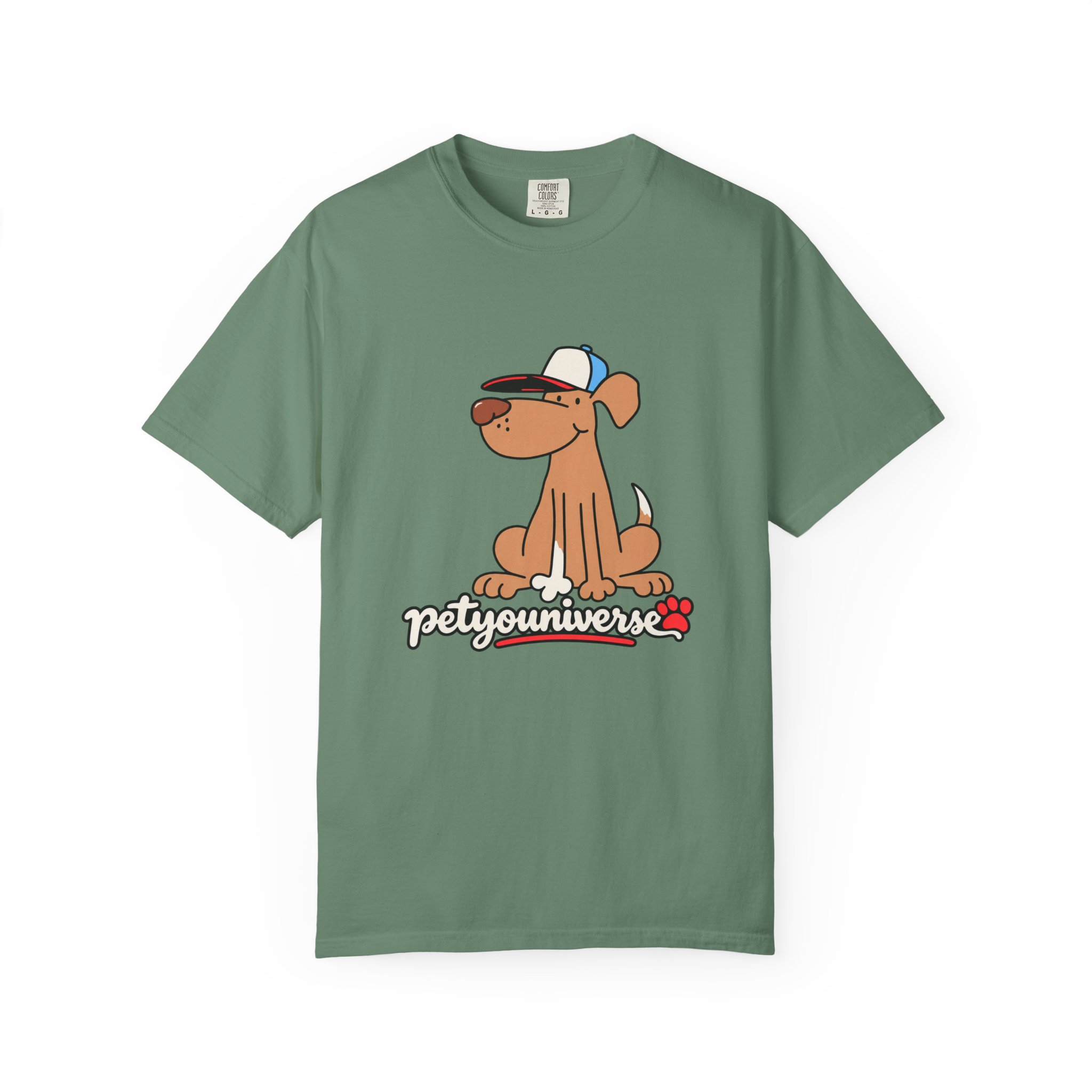 Dog Cartoon Tee — "PetYoUniverse" Puppy Graphic T-Shirt - Image 82