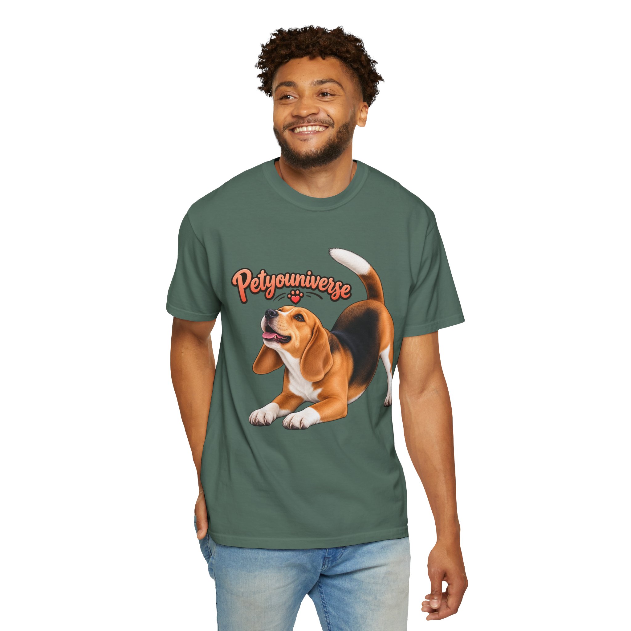 Beagle Playtime T-Shirt — "PetYoUniverse" Graphic Tee for Dog Lovers - Image 70