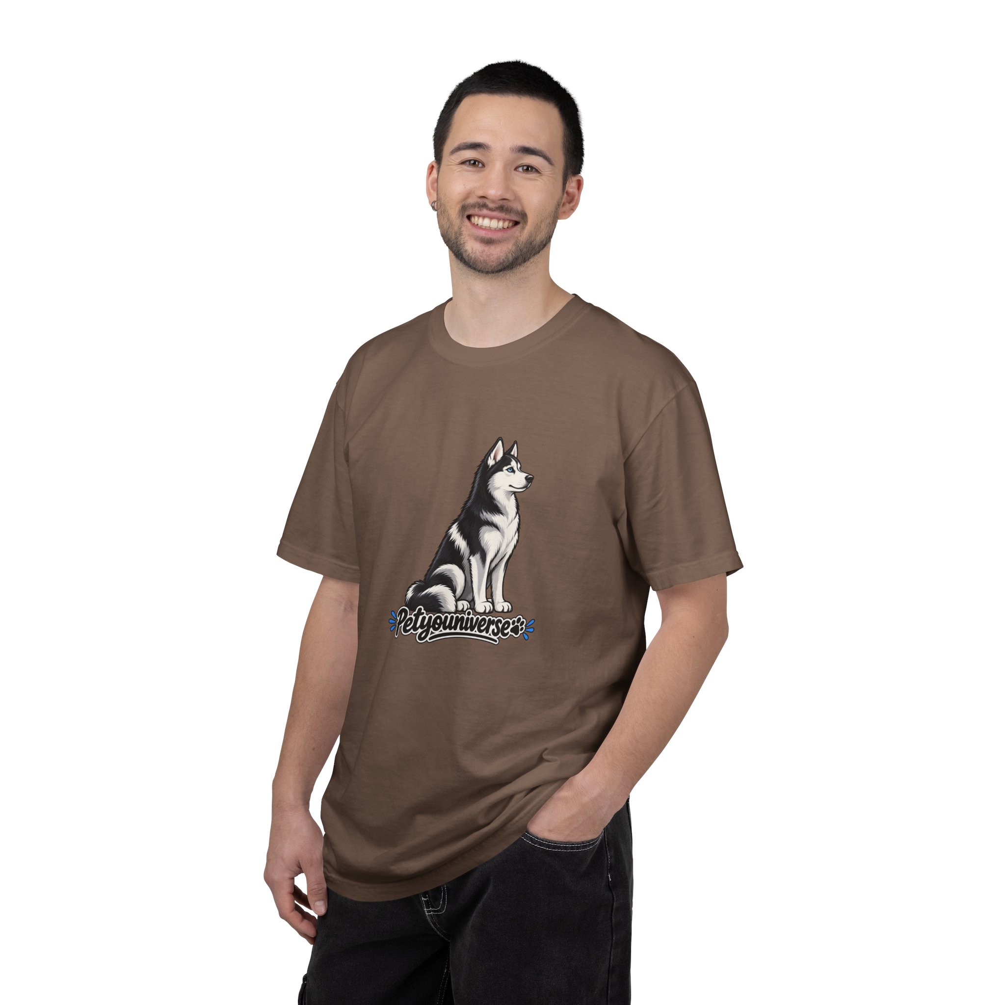 Husky Graphic T-Shirt — 'PetYoUniverse' Retro Dog Tee - Image 40