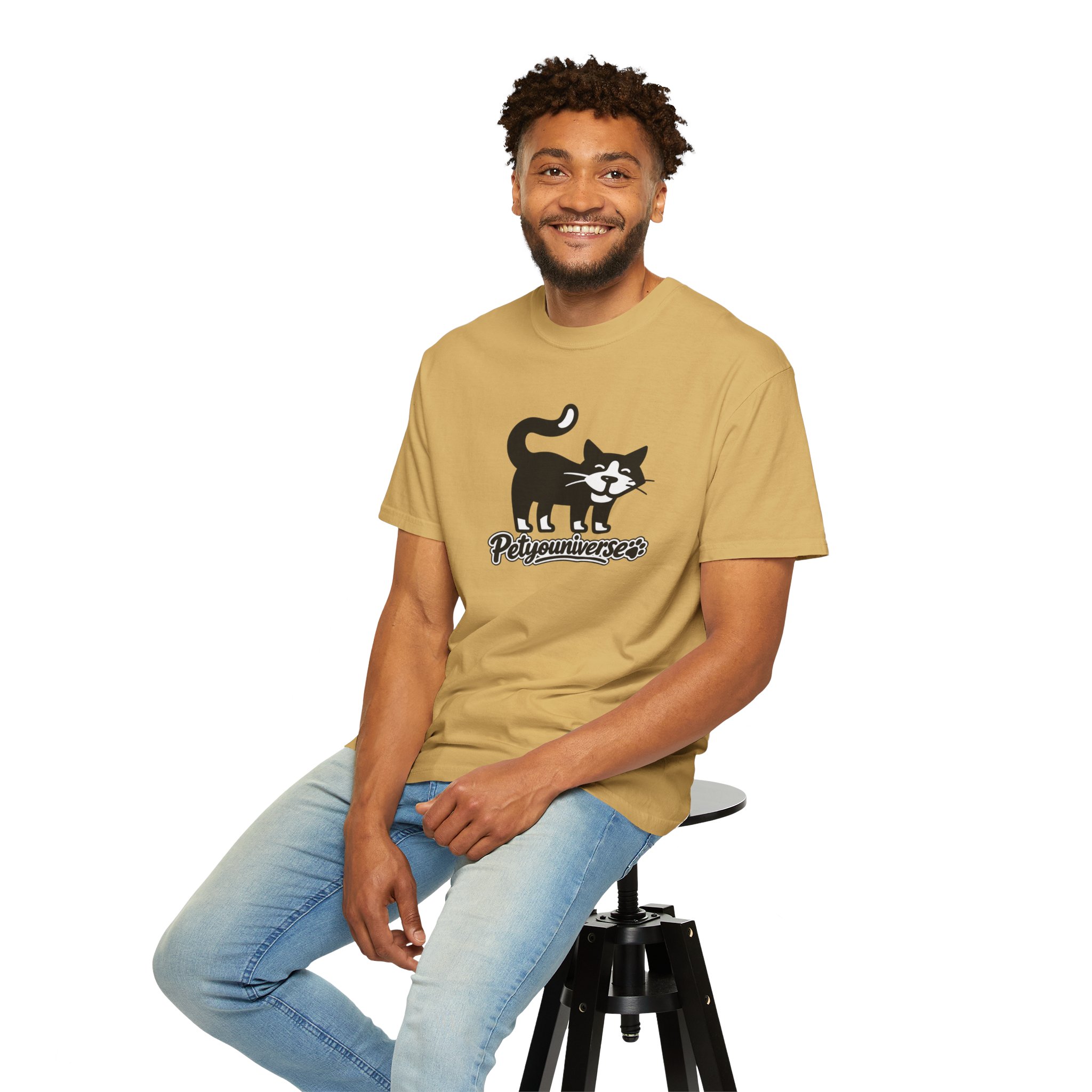 PetYouUniverse Cat Graphic T-Shirt — Vintage Cat Logo Tee - Image 26