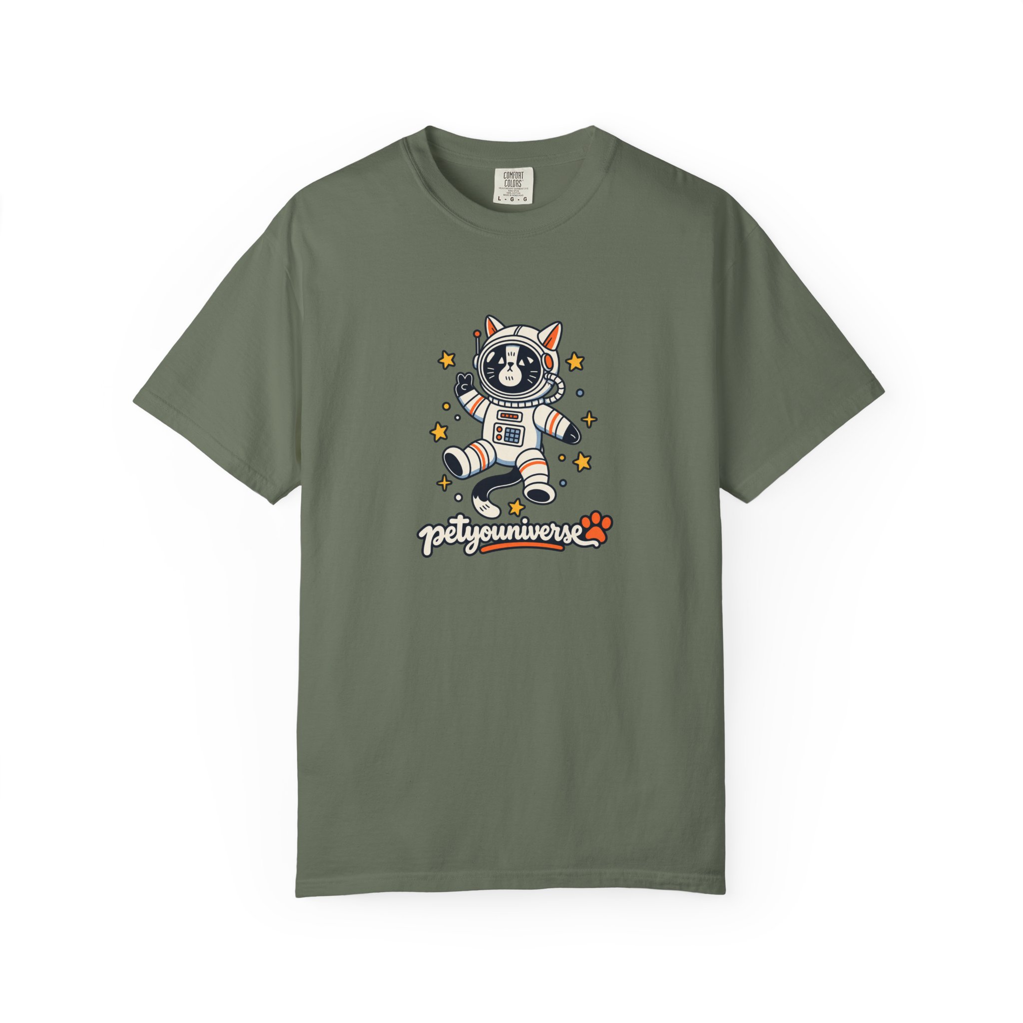 Astronaut Dog T-Shirt — 'PetYoUniverse' Cute Space Pup Tee - Image 73