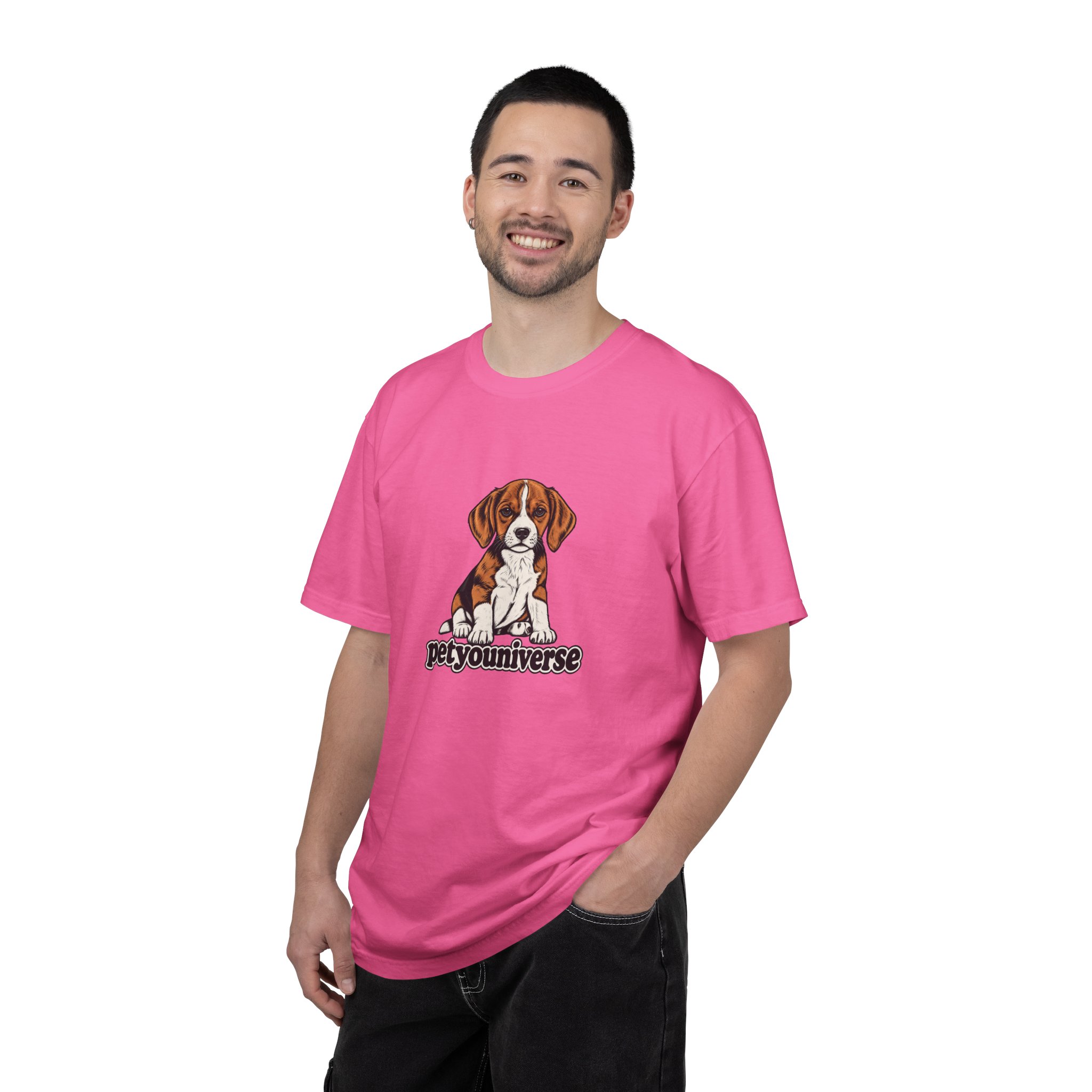 Beagle Puppy Tee — "PetYoUniverse" Graphic T-Shirt - Image 94