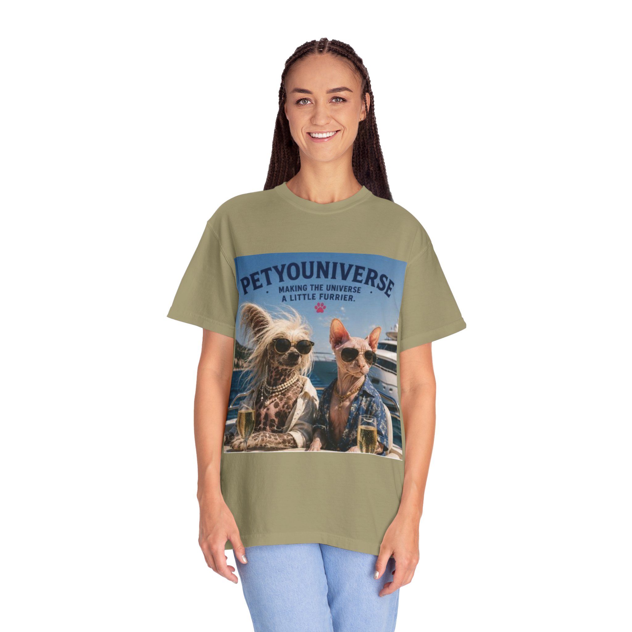 PetYoUniverse T-Shirt — 'Making the Universe a Little Furrier' Retro Dog & Cat Tee - Image 39