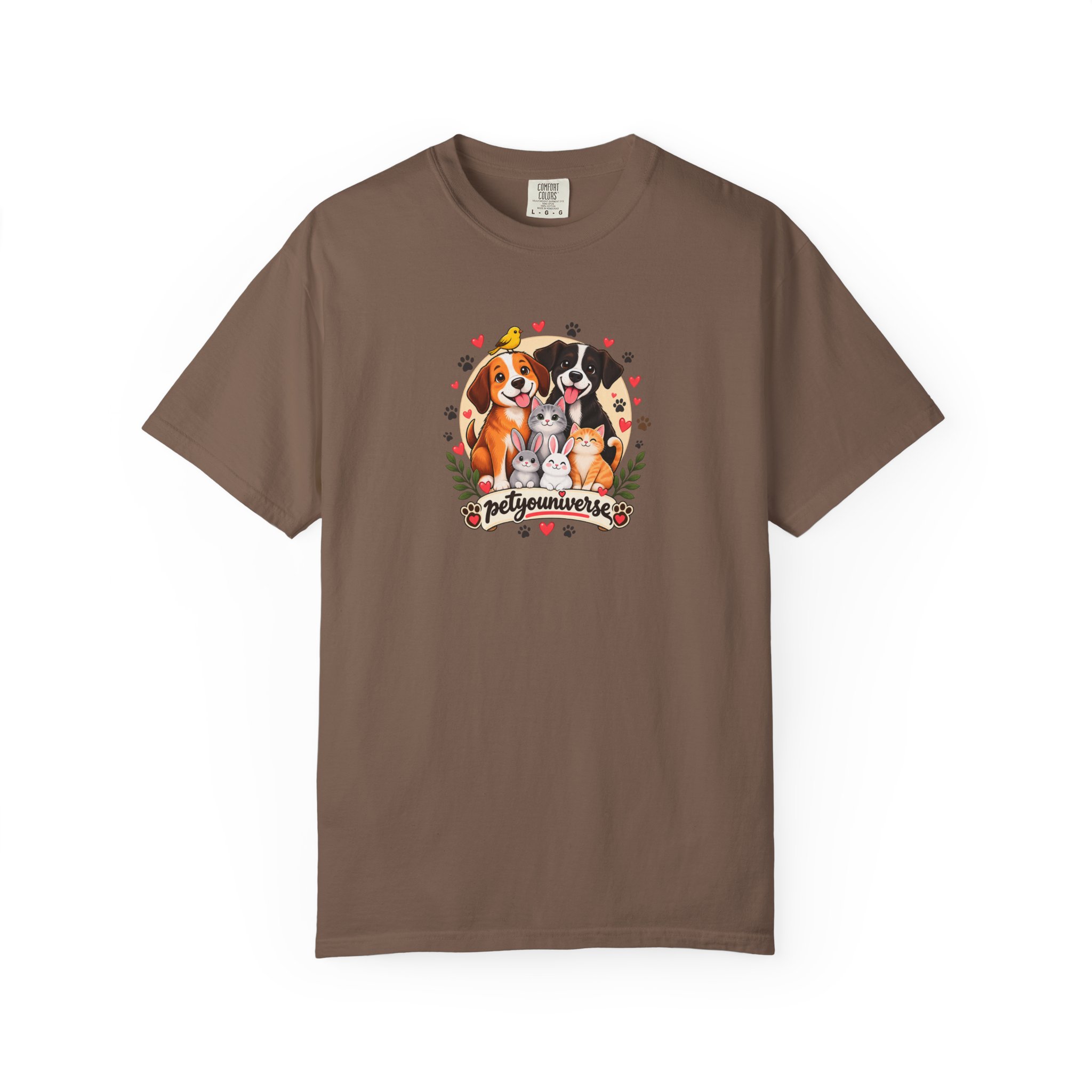 Dog Mom & Dad T-Shirt — 'Pet Parents' Cute Puppy Portrait Tee - Image 37