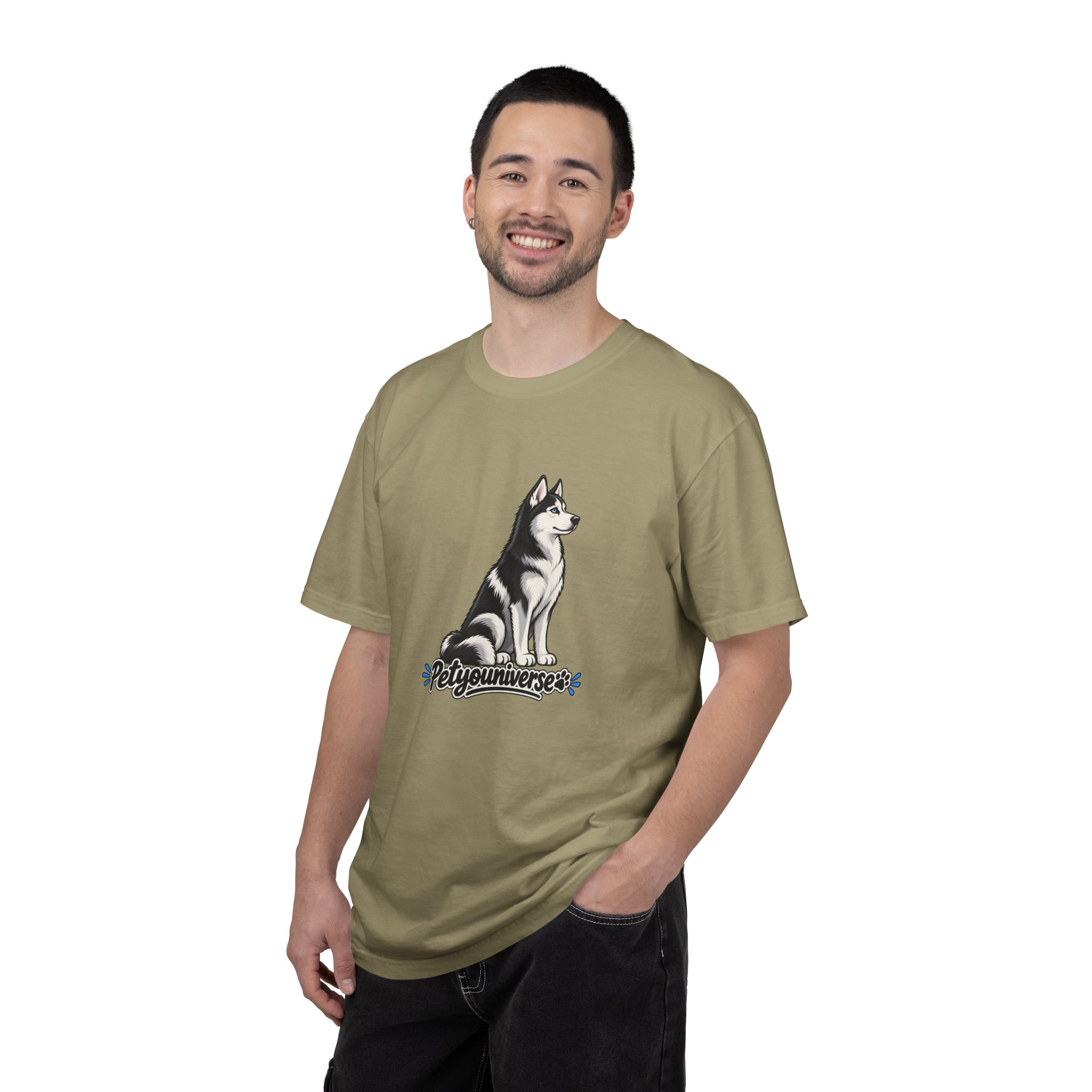 Husky Graphic T-Shirt — 'PetYoUniverse' Retro Dog Tee - Image 31