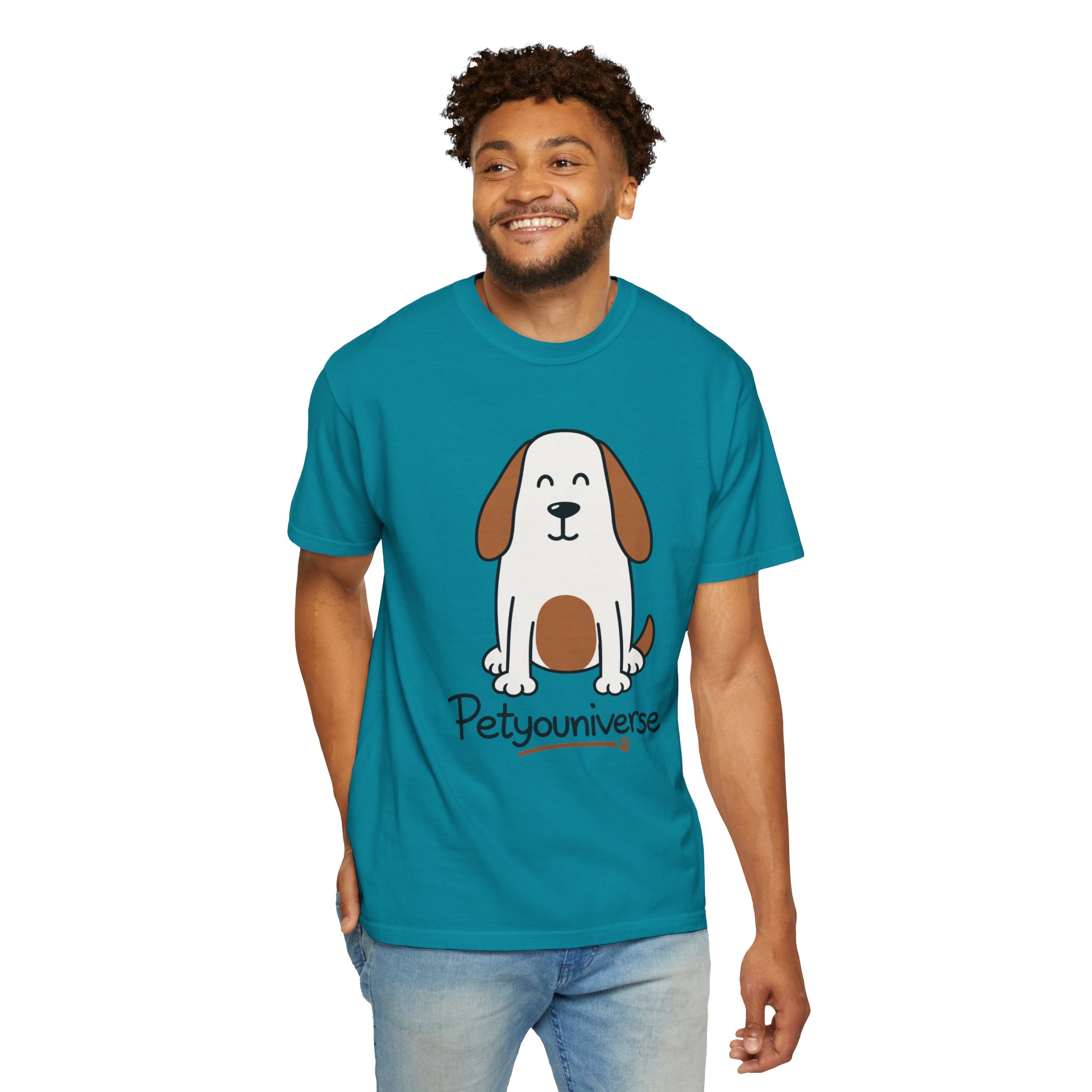 Cute Puppy Graphic T-Shirt — “PetYoUniverse” Dog Lover Tee - Image 61