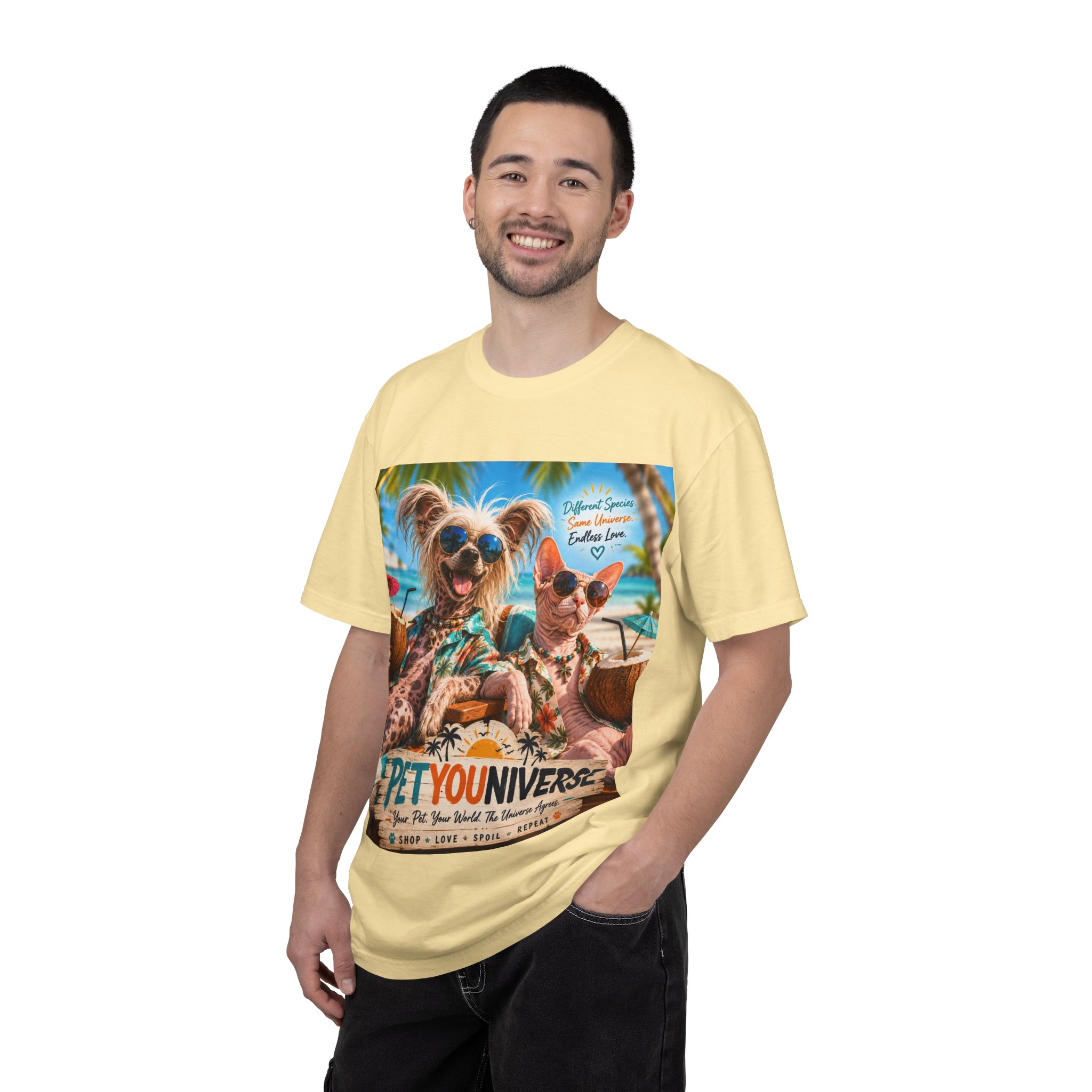 PetYoUniverse Beach Dogs T-Shirt — Tropical Pet Vacation Graphic Tee - Image 31