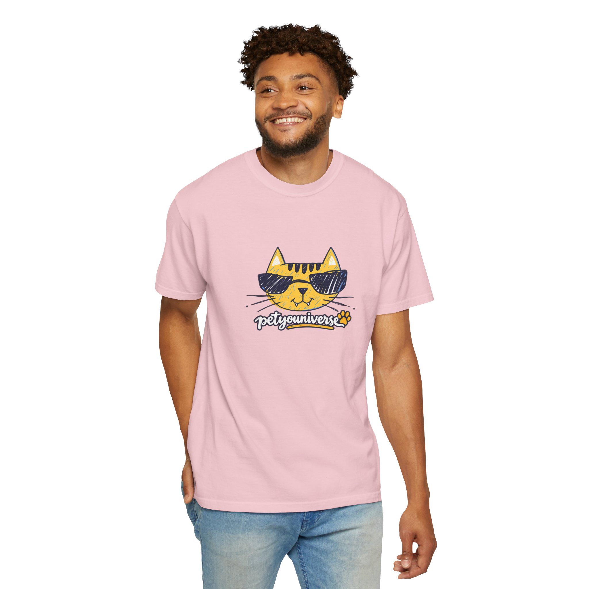 Cool Cat Sunglasses T‑Shirt — 'Purrfectly Awesome' Graphic Tee for Cat Lovers - Image 97