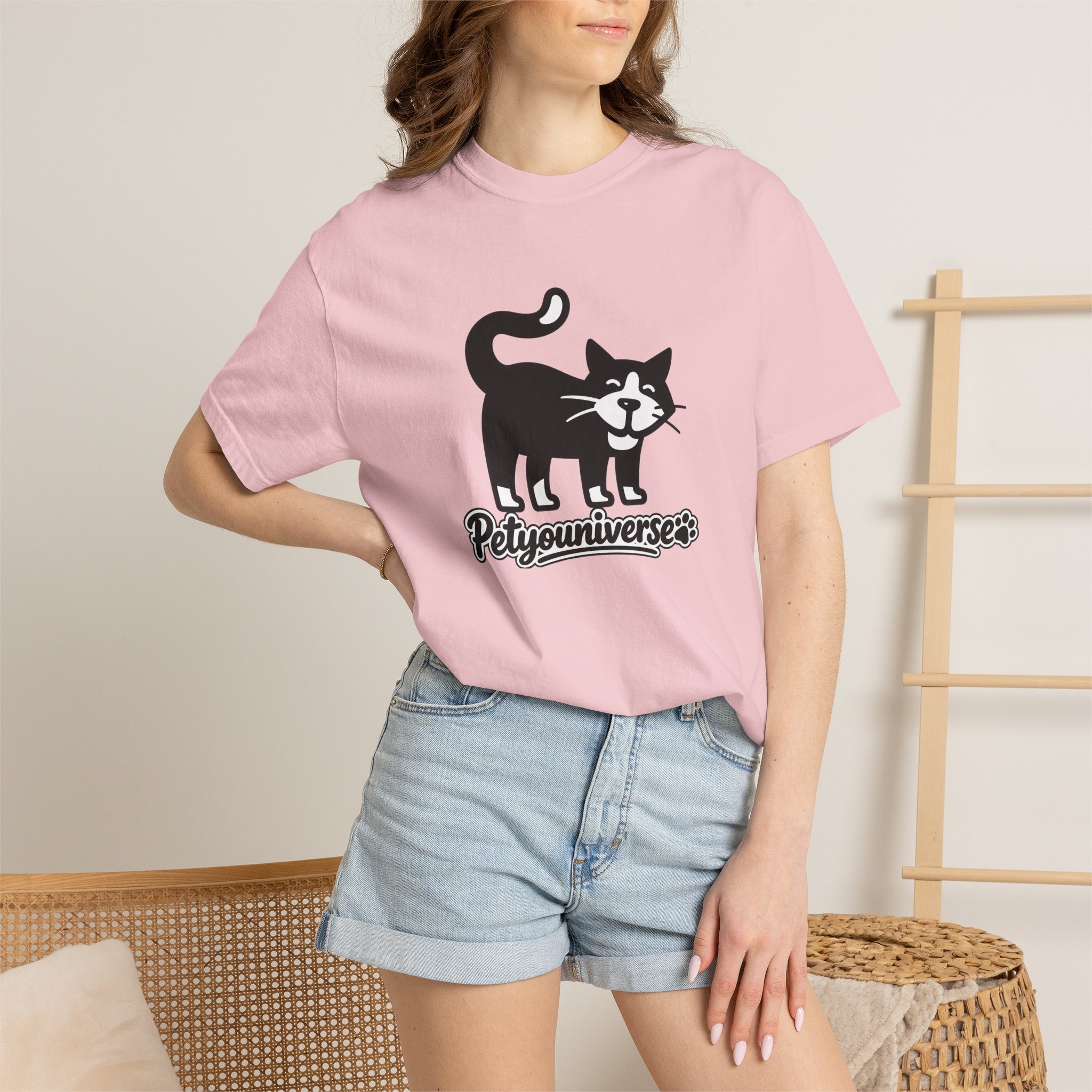 PetYouUniverse Cat Graphic T-Shirt — Vintage Cat Logo Tee - Image 119