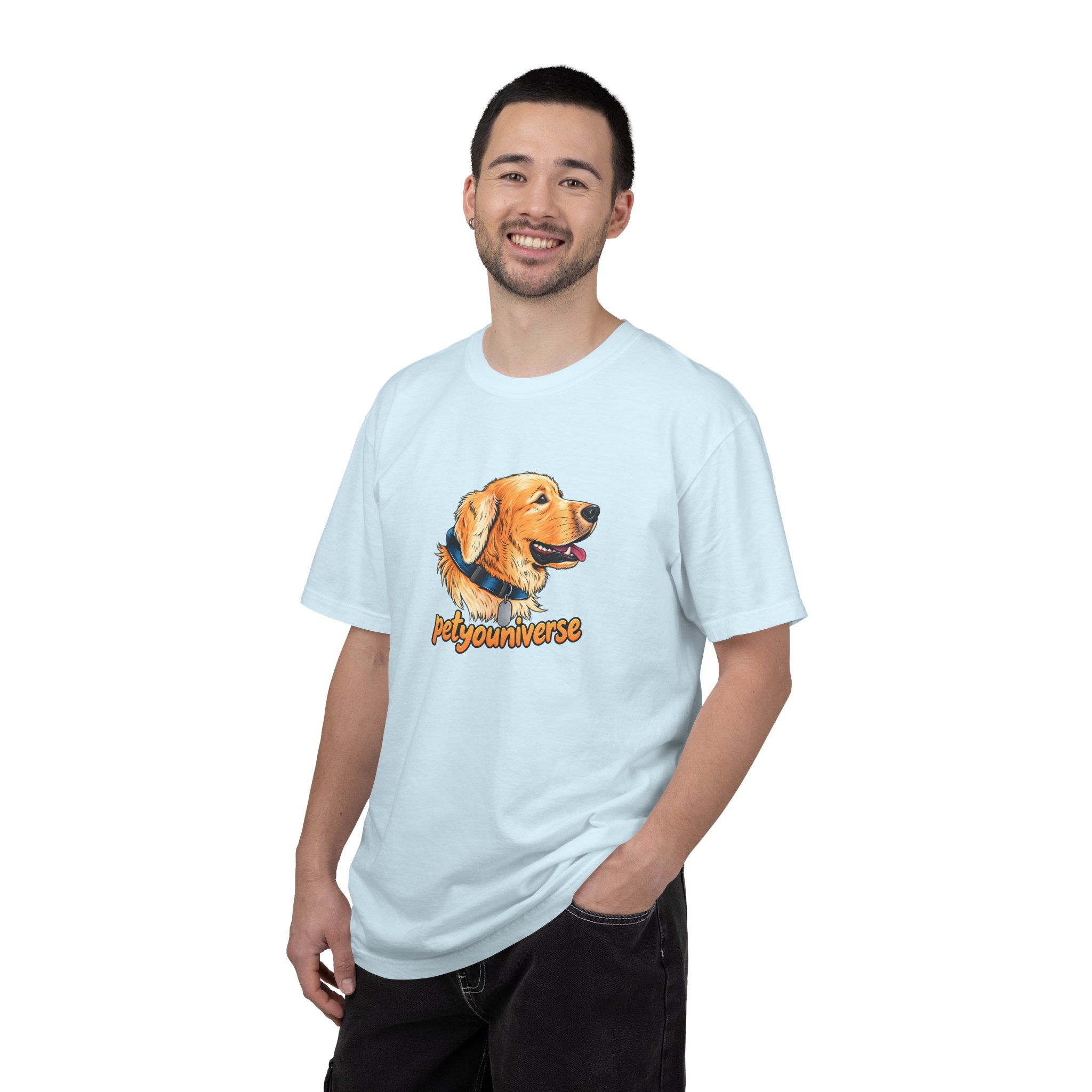 Golden Retriever Portrait T-Shirt – PetYoUniverse Graphic Tee - Image 67