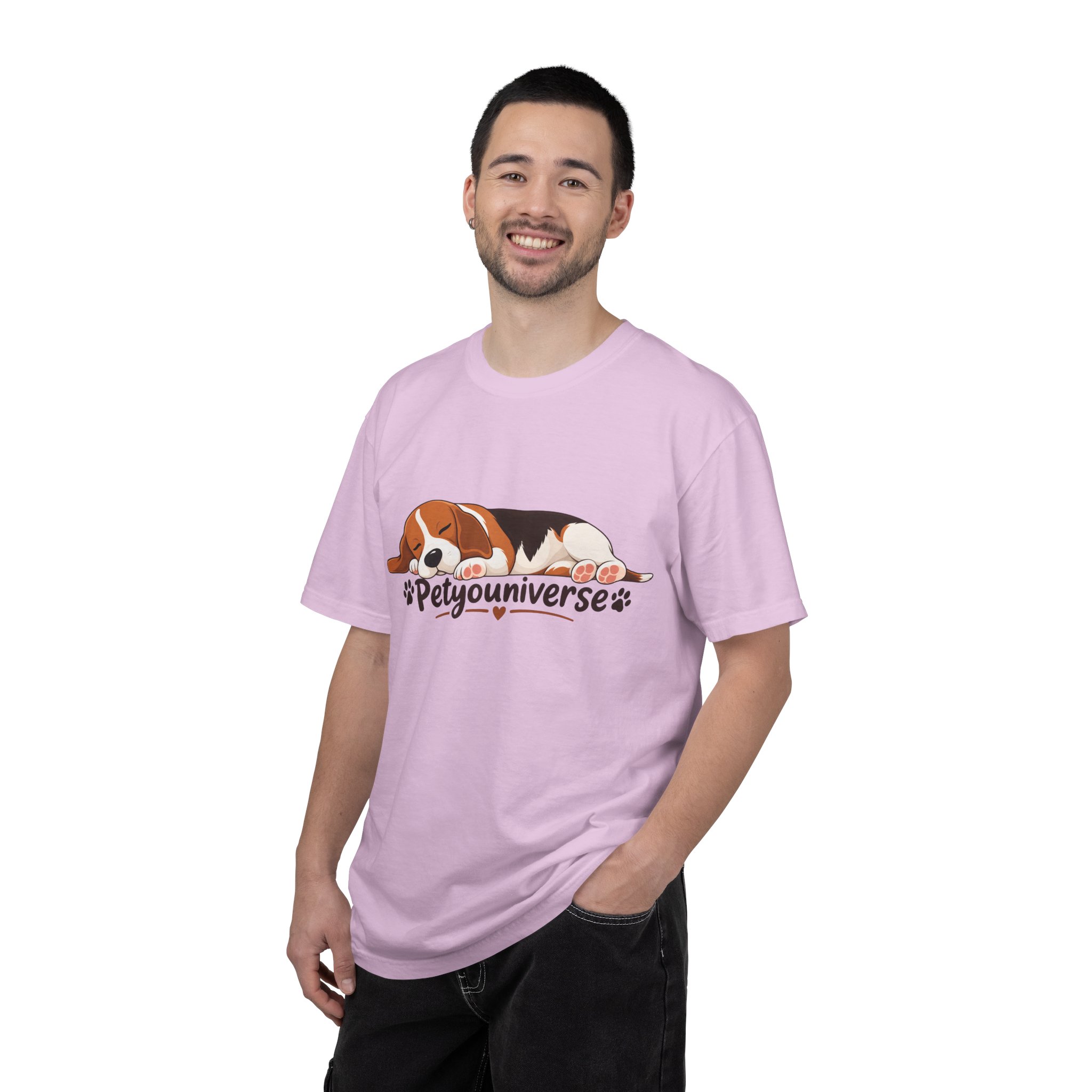 Sleeping Beagle T-Shirt — Cute "PetYoUniverse" Dog Graphic Tee - Image 94