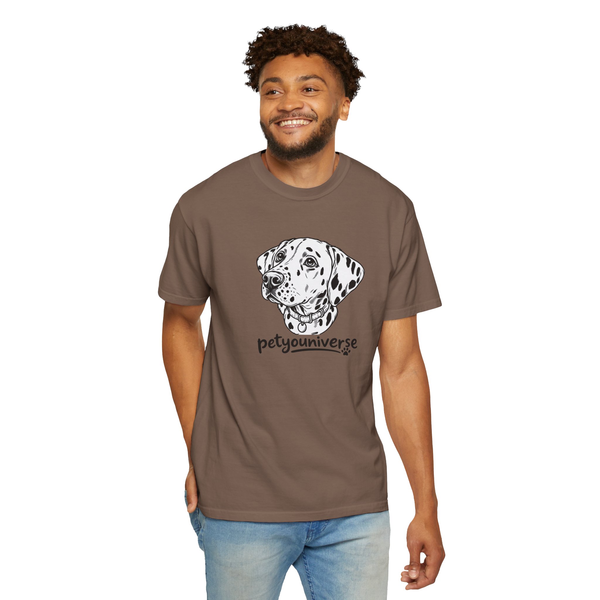 Dalmatian Portrait T-Shirt — "PetYoUniverse" Graphic Tee - Image 34