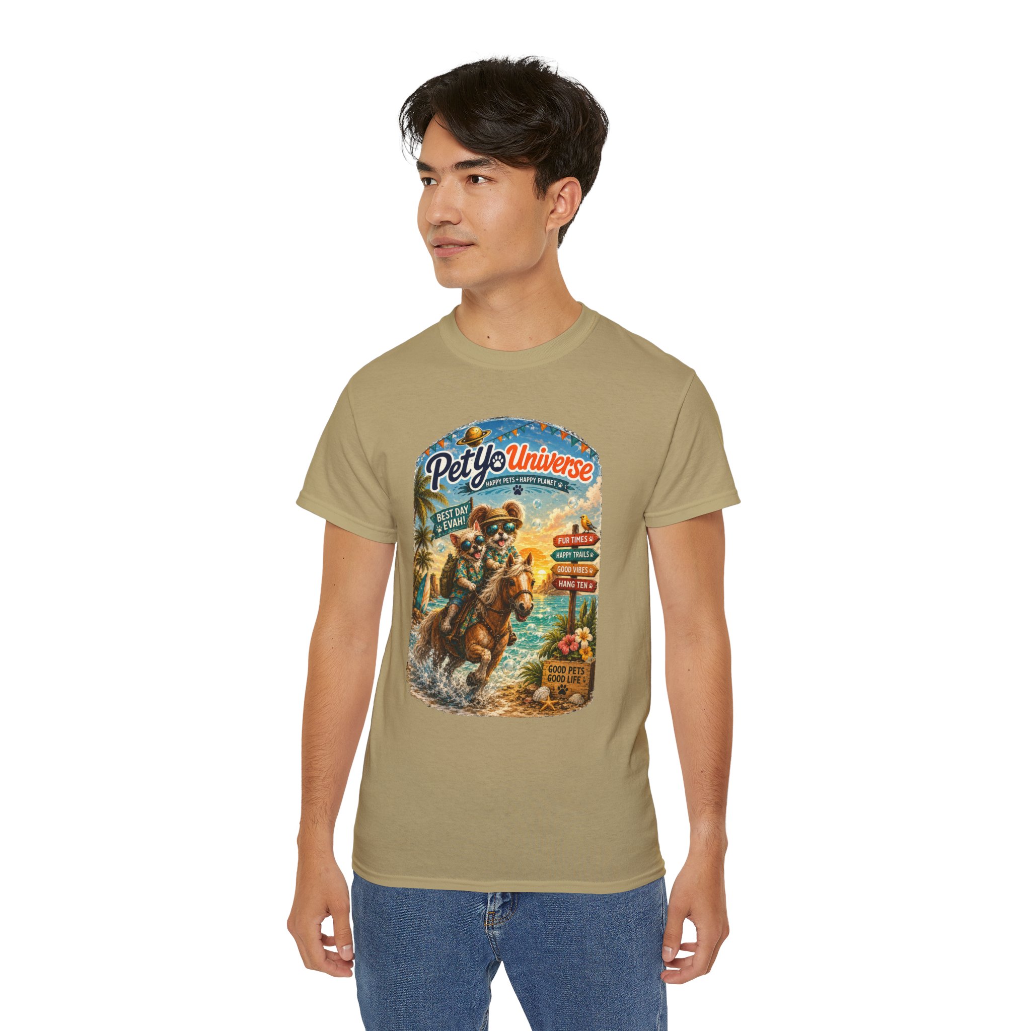 T-Shirt — PetYoUniverse Camping Cat Graphic Tee - Image 13