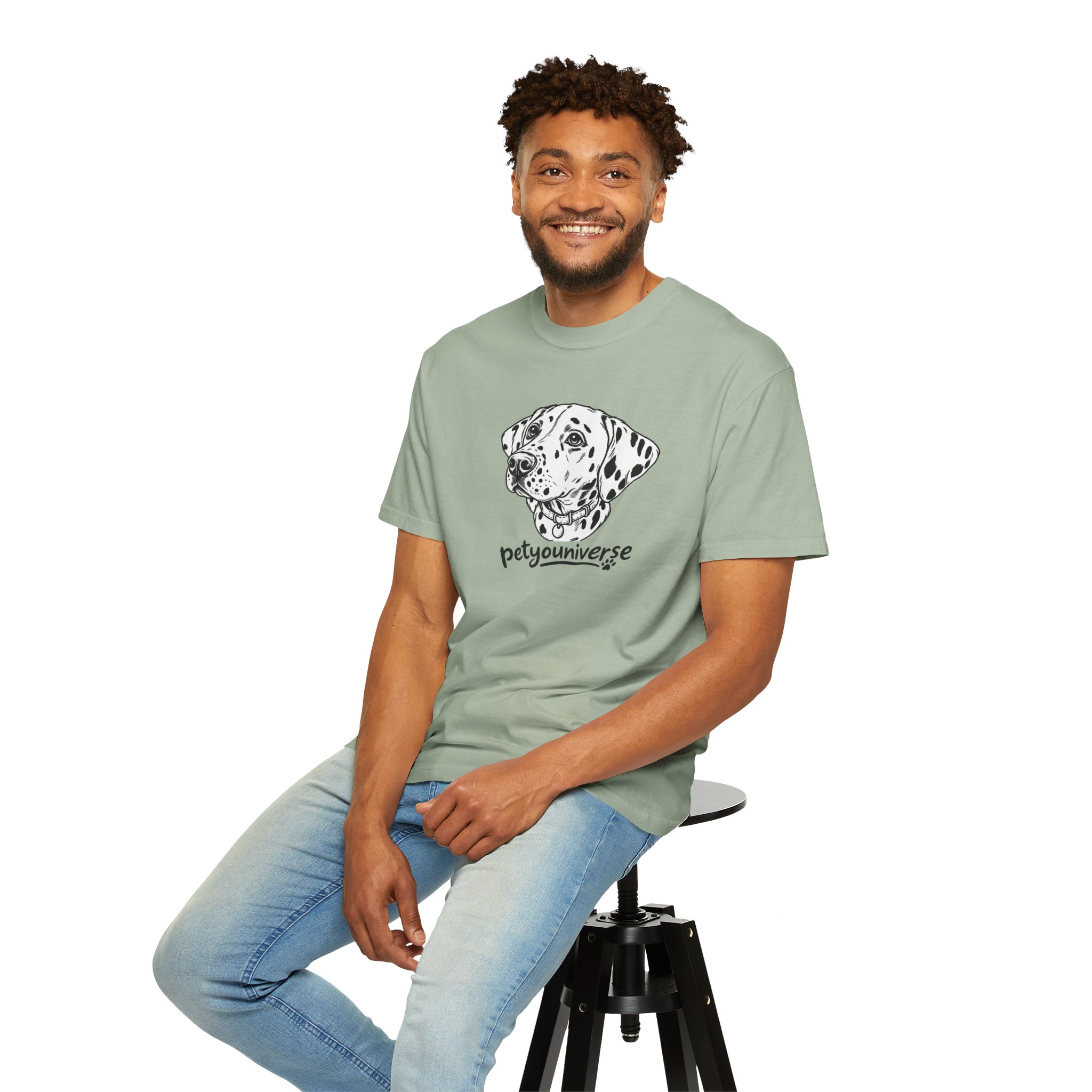 Dalmatian Portrait T-Shirt — "PetYoUniverse" Graphic Tee - Image 62