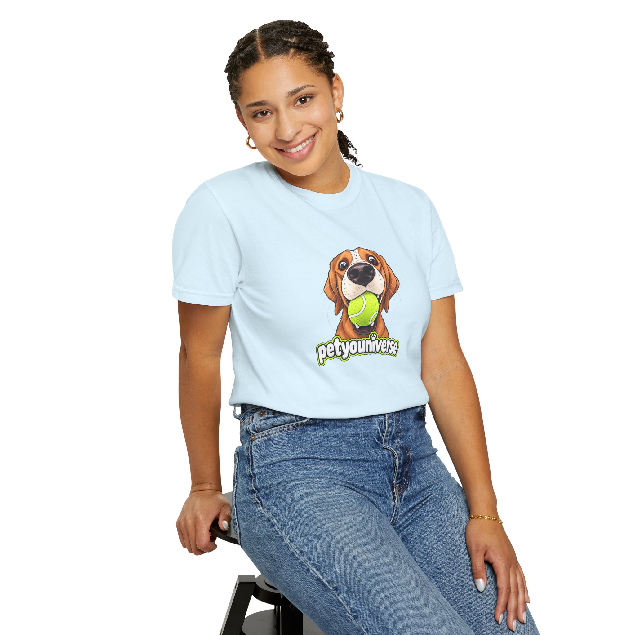 PetYoUniverse Tee — Cute Dog Holding Tennis Ball Graphic T‑Shirt - Image 69