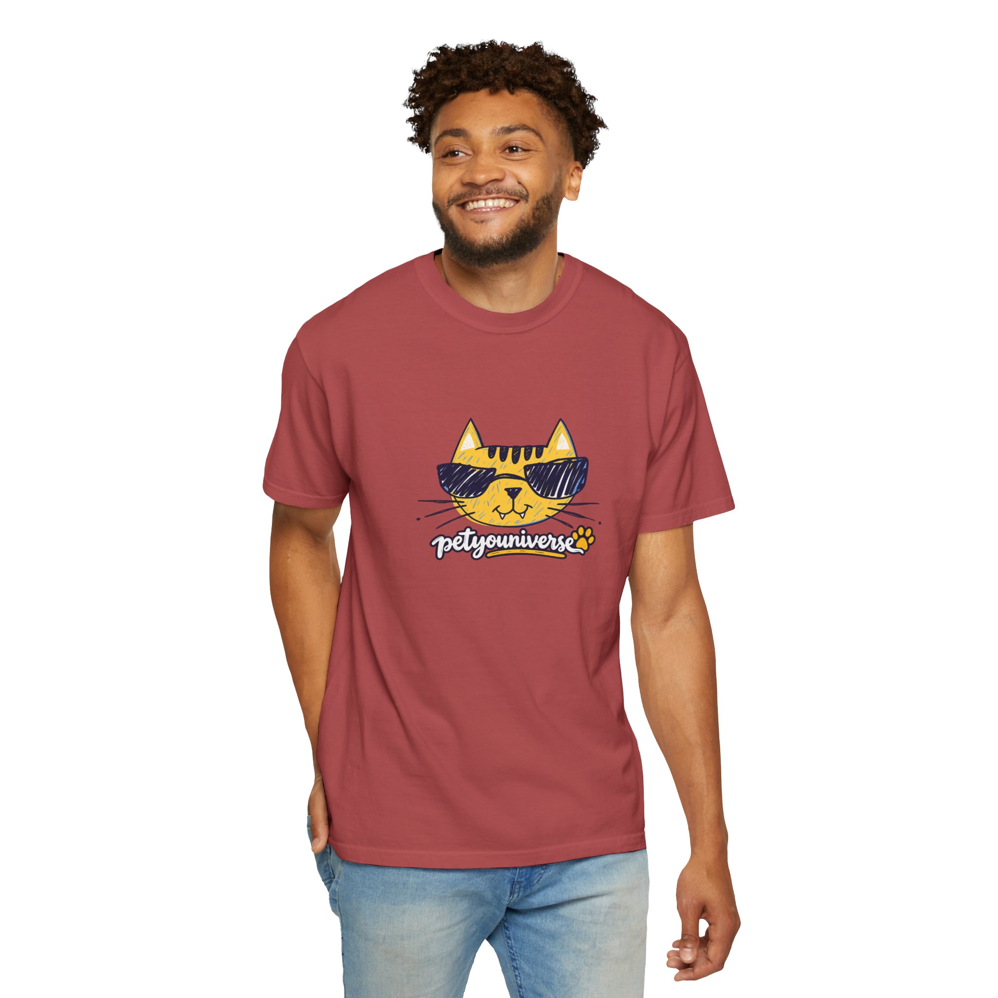 Cool Cat Sunglasses T‑Shirt — 'Purrfectly Awesome' Graphic Tee for Cat Lovers - Image 115