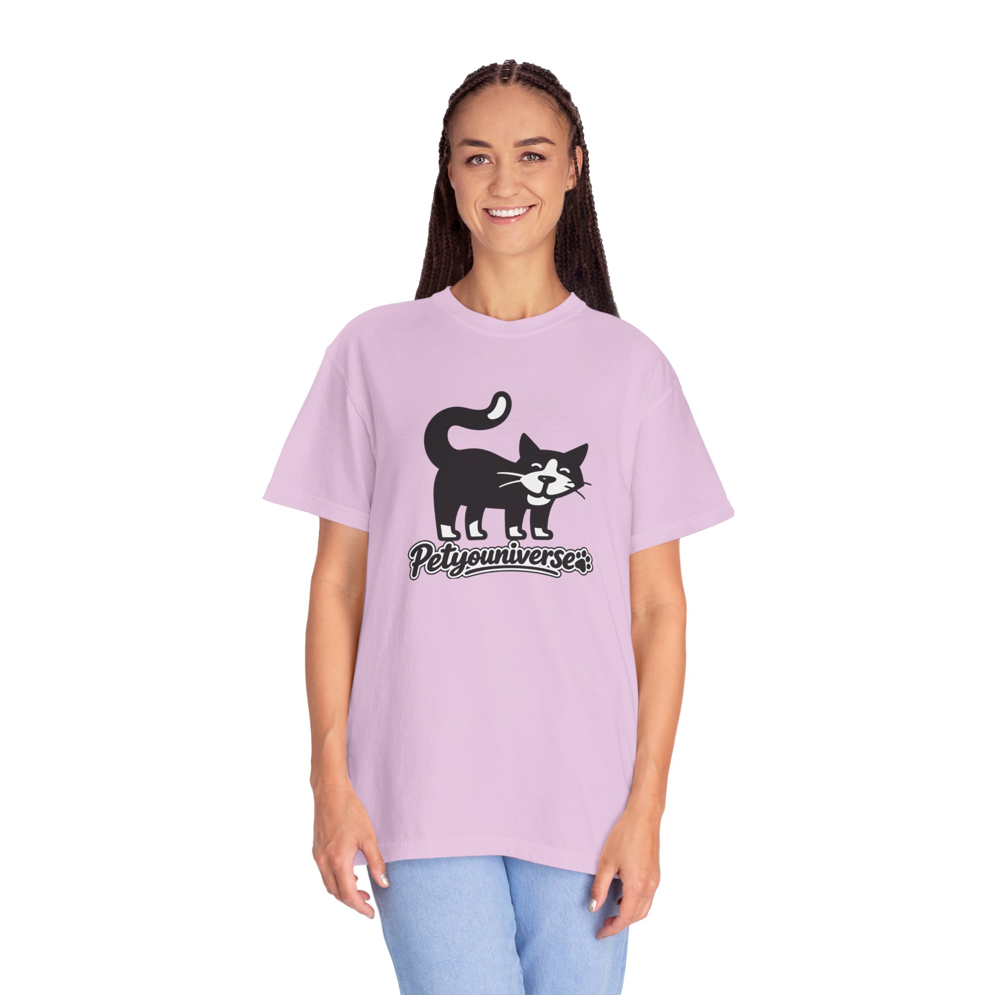 PetYouUniverse Cat Graphic T-Shirt — Vintage Cat Logo Tee - Image 113
