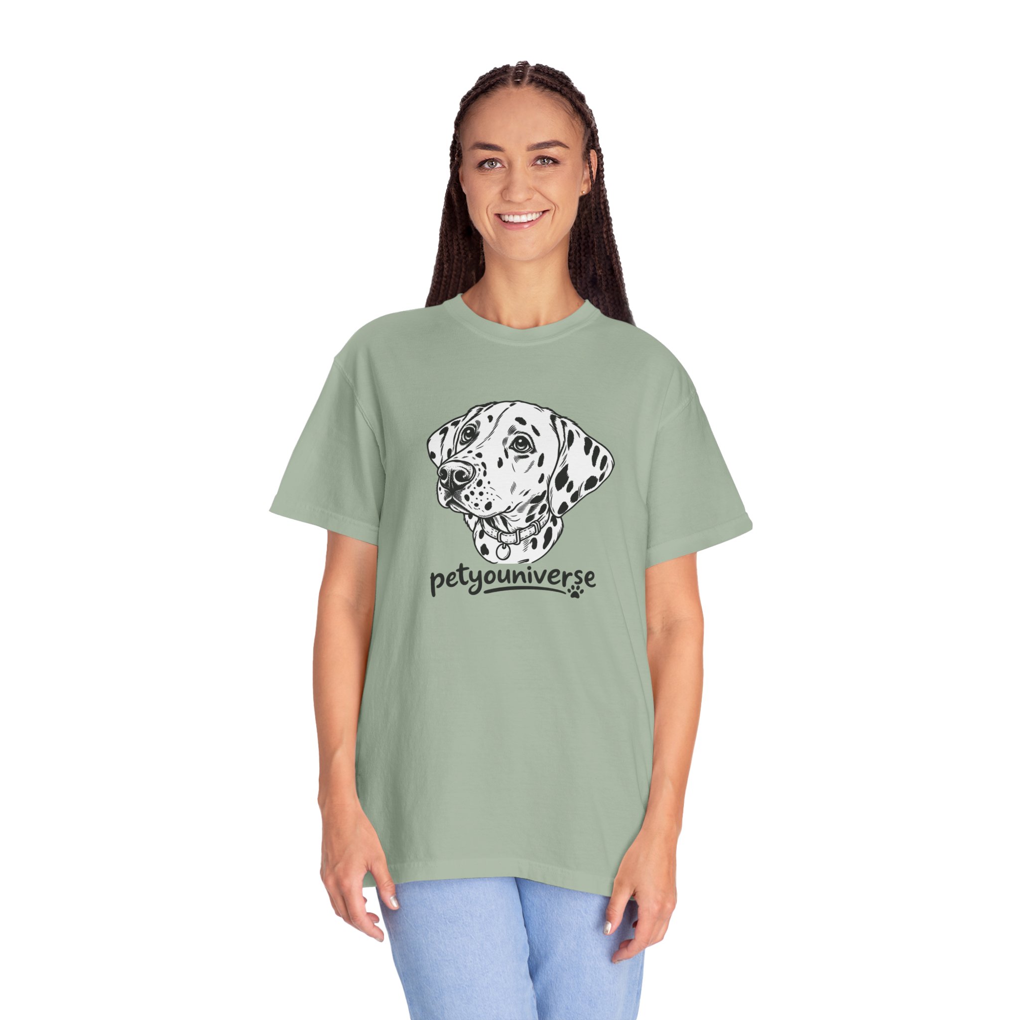 Dalmatian Portrait T-Shirt — "PetYoUniverse" Graphic Tee - Image 59