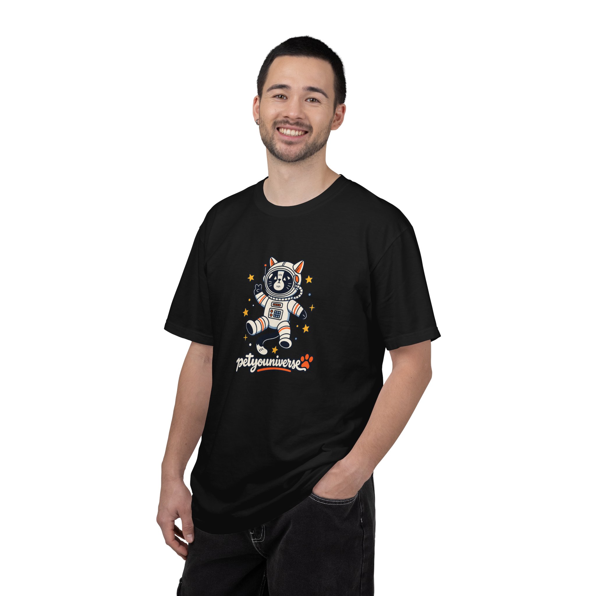Astronaut Dog T-Shirt — 'PetYoUniverse' Cute Space Pup Tee - Image 112