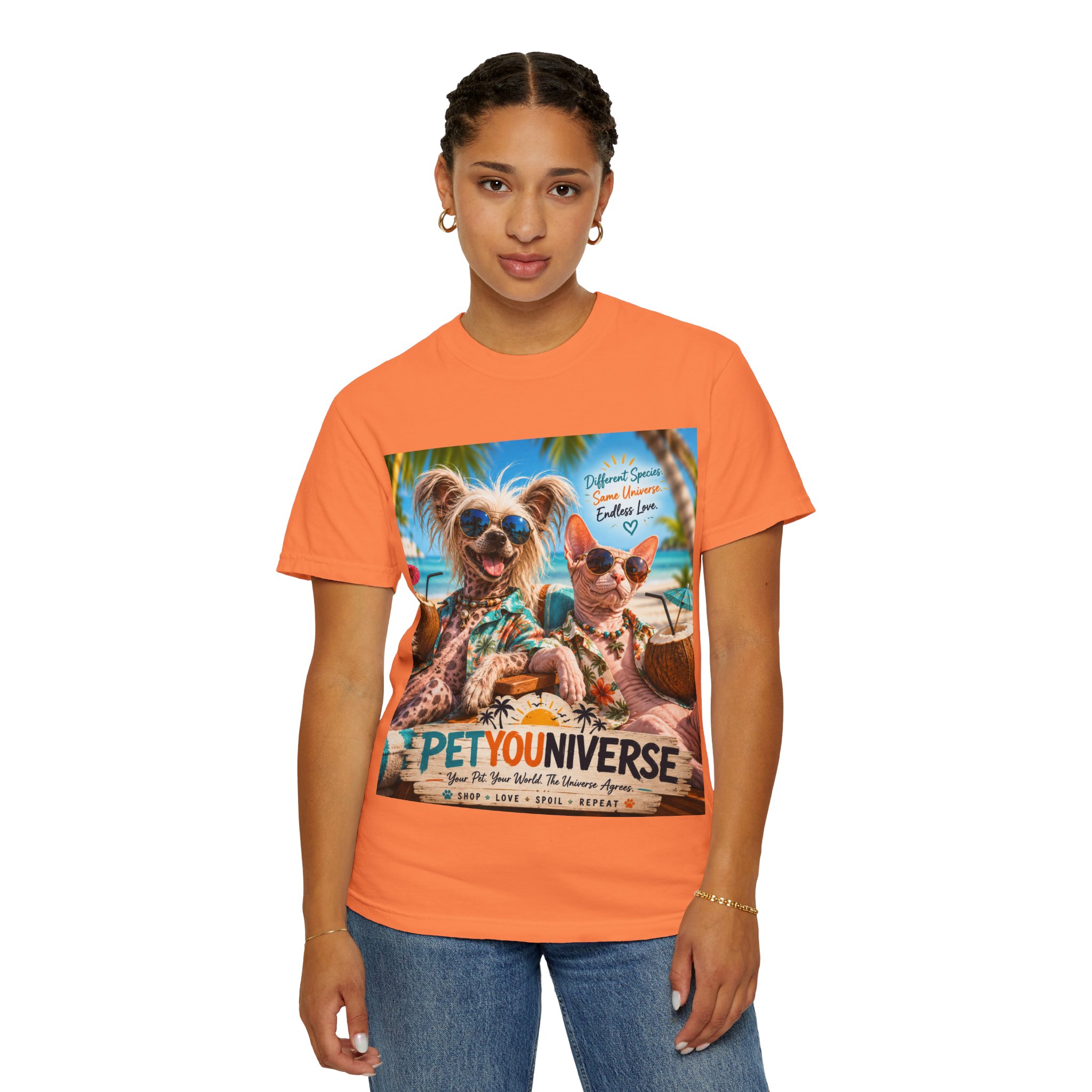 PetYoUniverse Beach Dogs T-Shirt — Tropical Pet Vacation Graphic Tee - Image 12