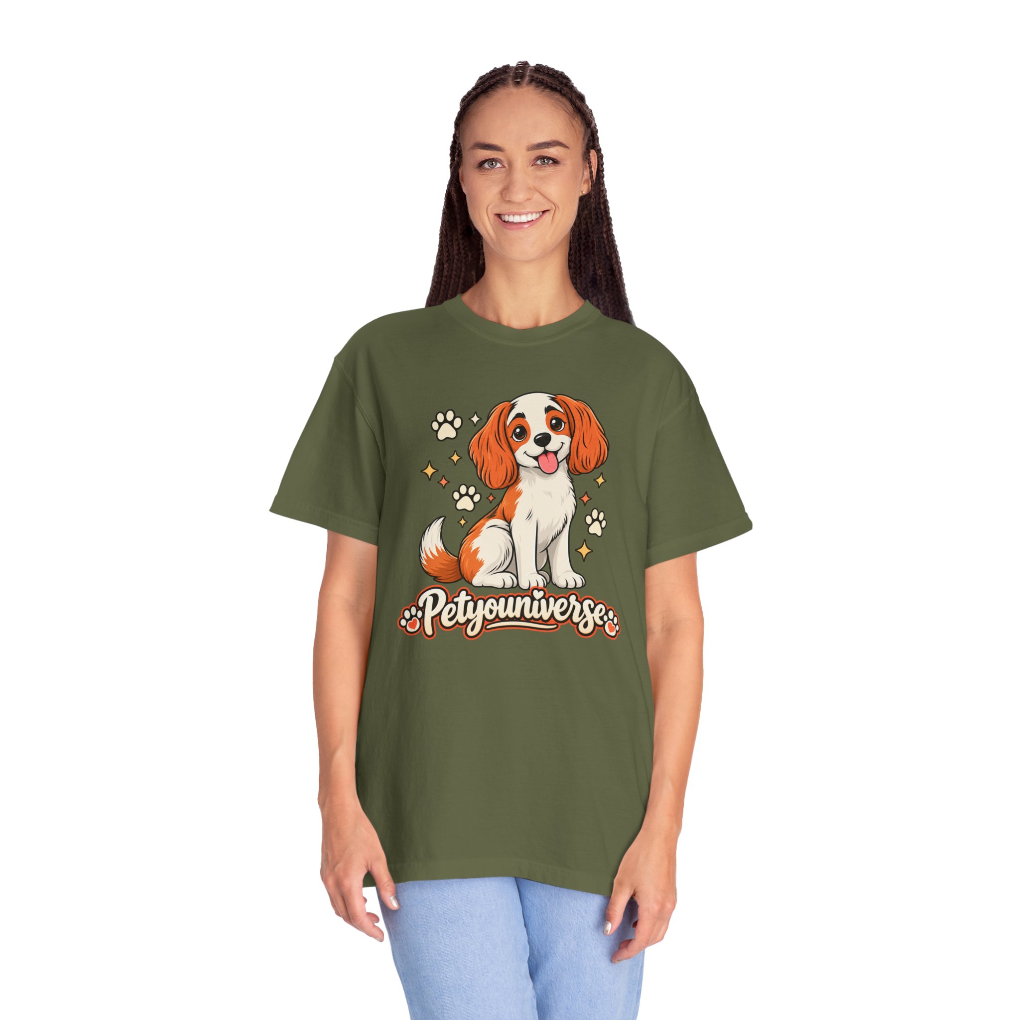 Cavalier King Charles Dog T-Shirt — "PetYoUniverse" Cute Puppy Graphic Tee - Image 59