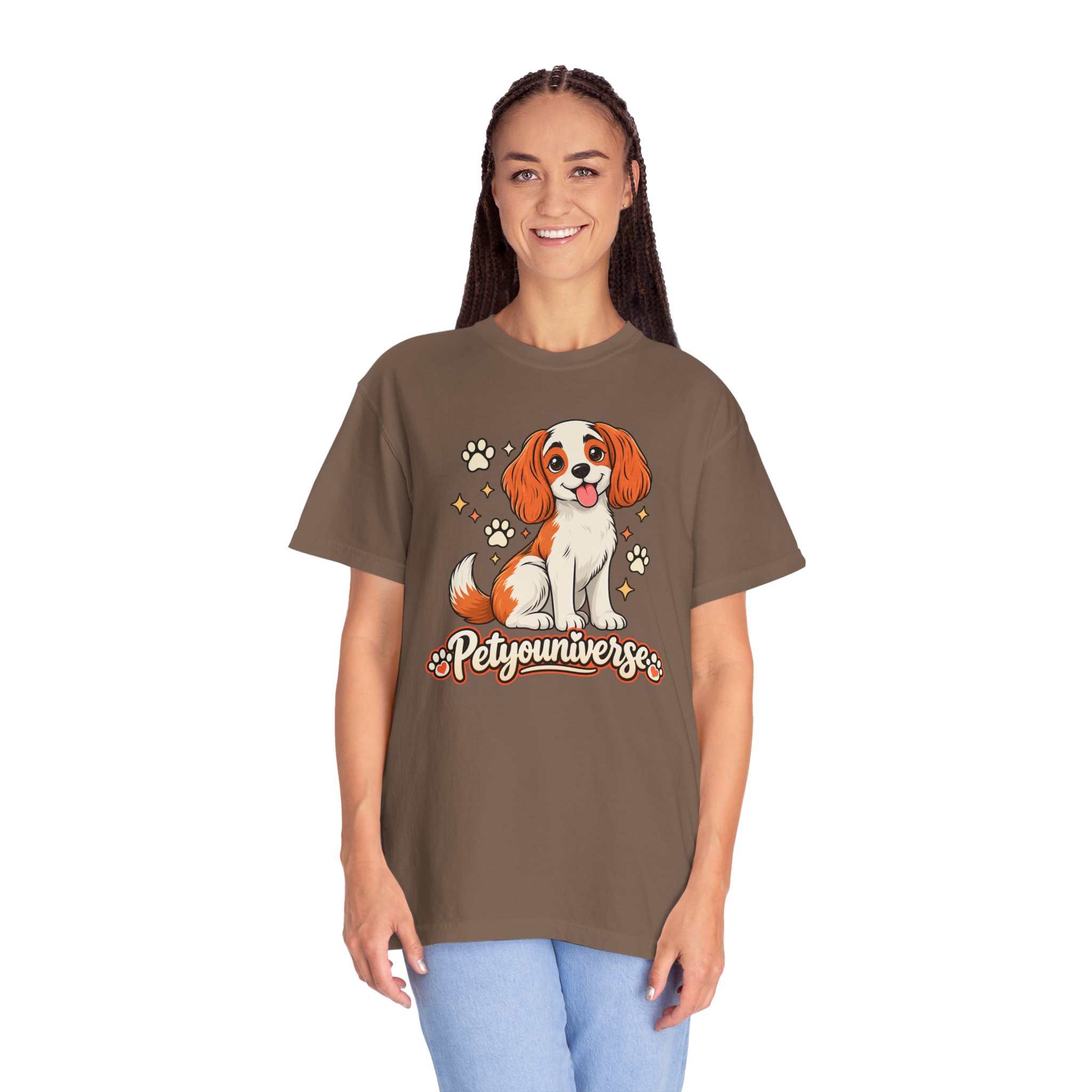 Cavalier King Charles Dog T-Shirt — "PetYoUniverse" Cute Puppy Graphic Tee - Image 41