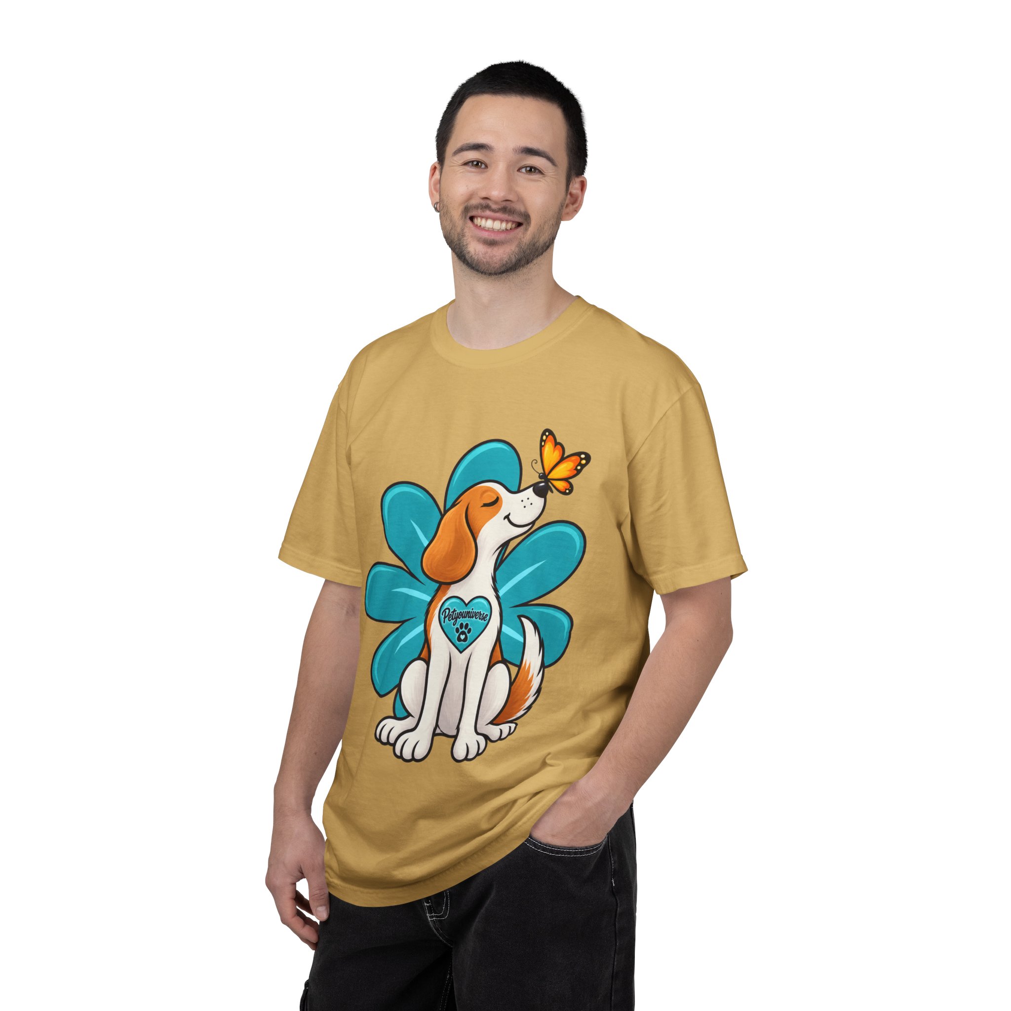 Beagle & Butterfly Graphic T-Shirt - Image 38