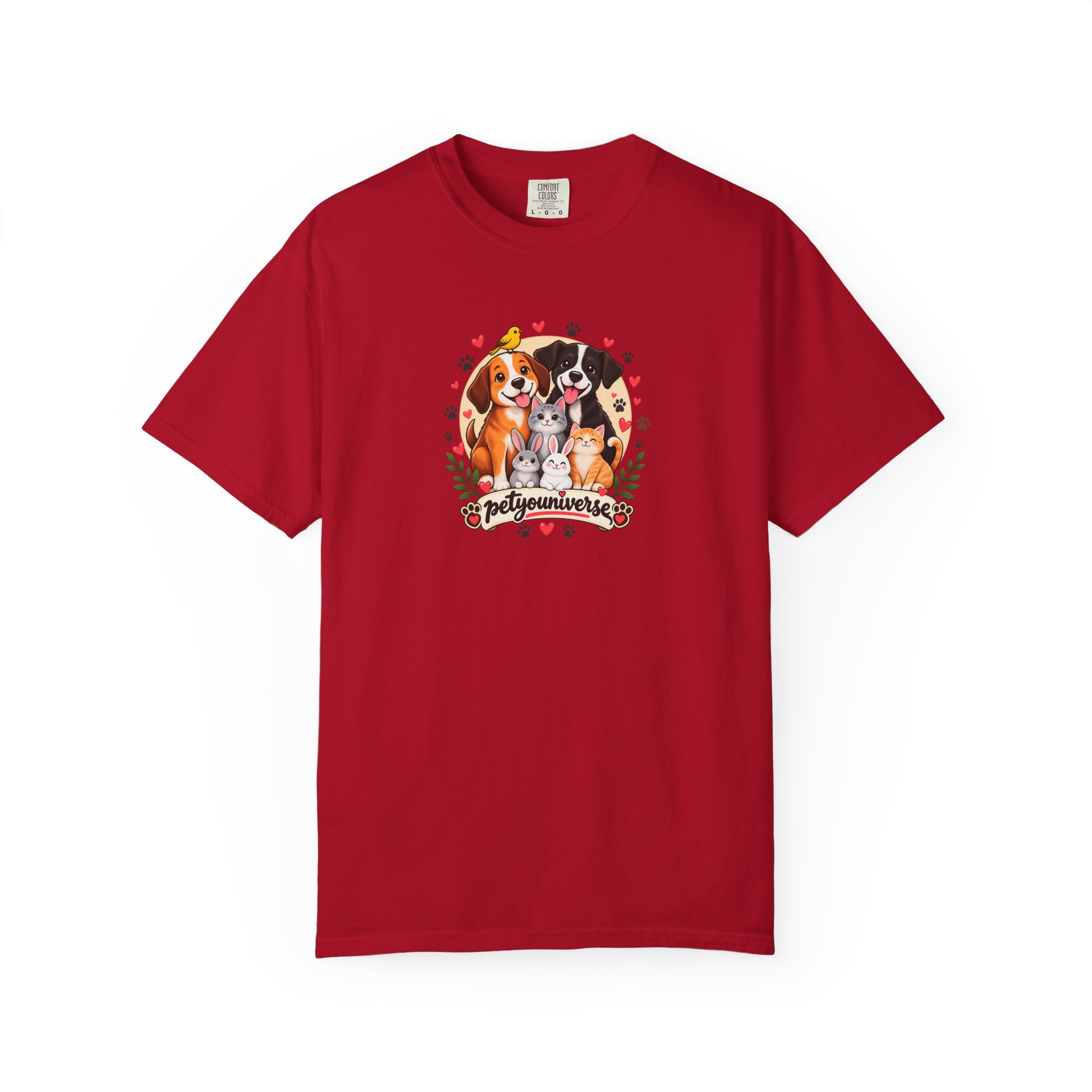 Dog Mom & Dad T-Shirt — 'Pet Parents' Cute Puppy Portrait Tee - Image 127