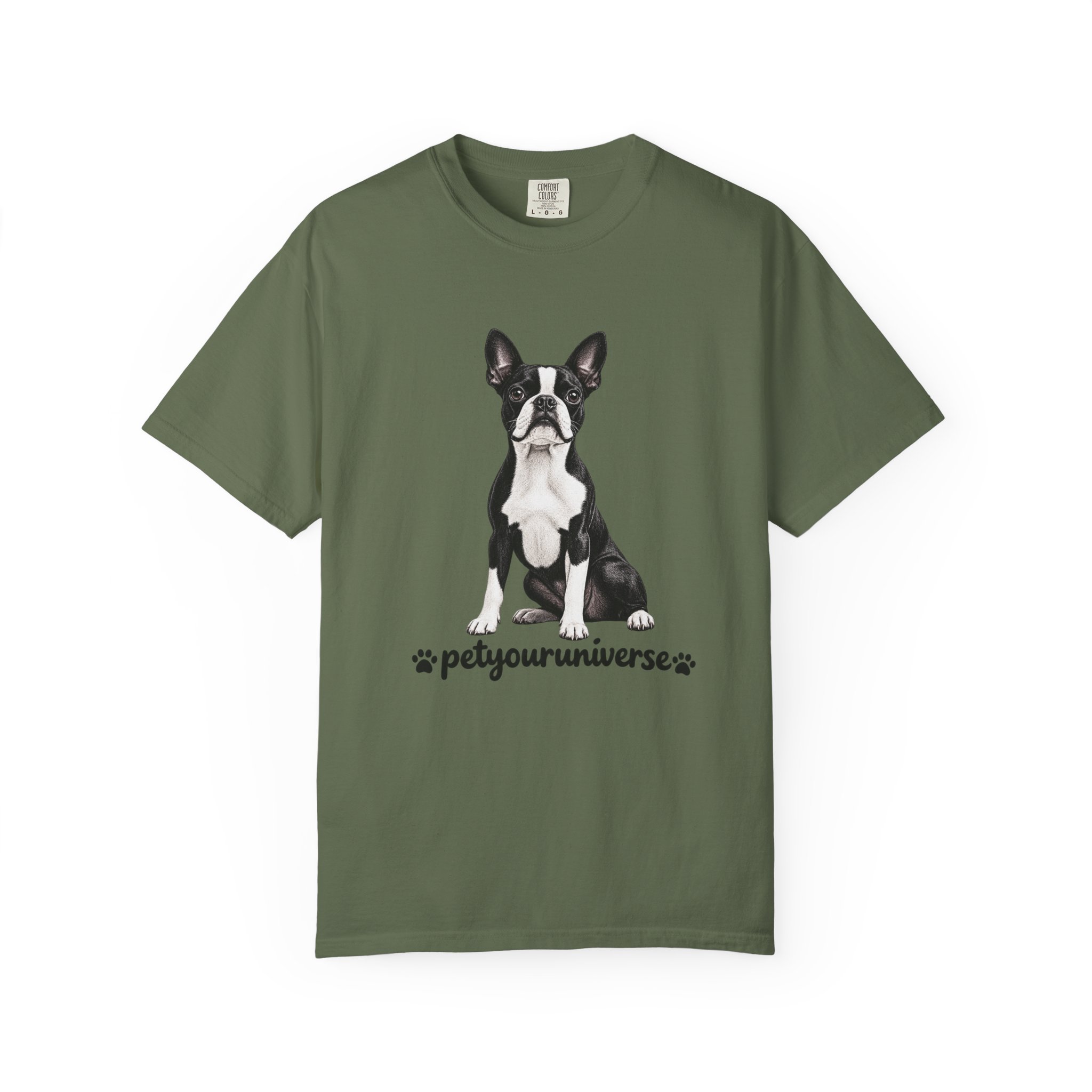 Boston Terrier Graphic T-Shirt — "PetYoUniverse" Dog Lover Tee - Image 46