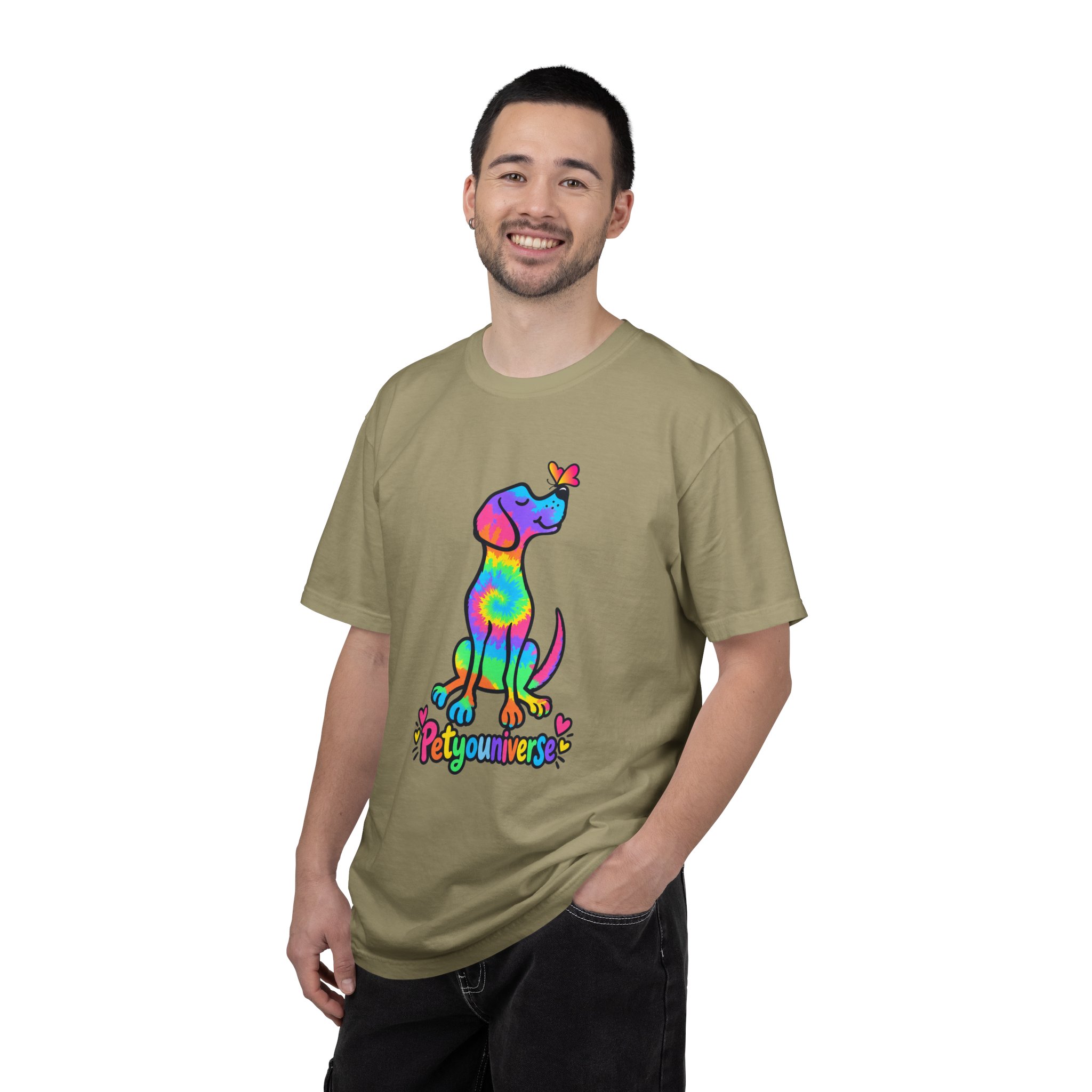 Tie-Dye Puppy T-Shirt — Colorful "PetYoUniverse" Dog Graphic Tee - Image 31