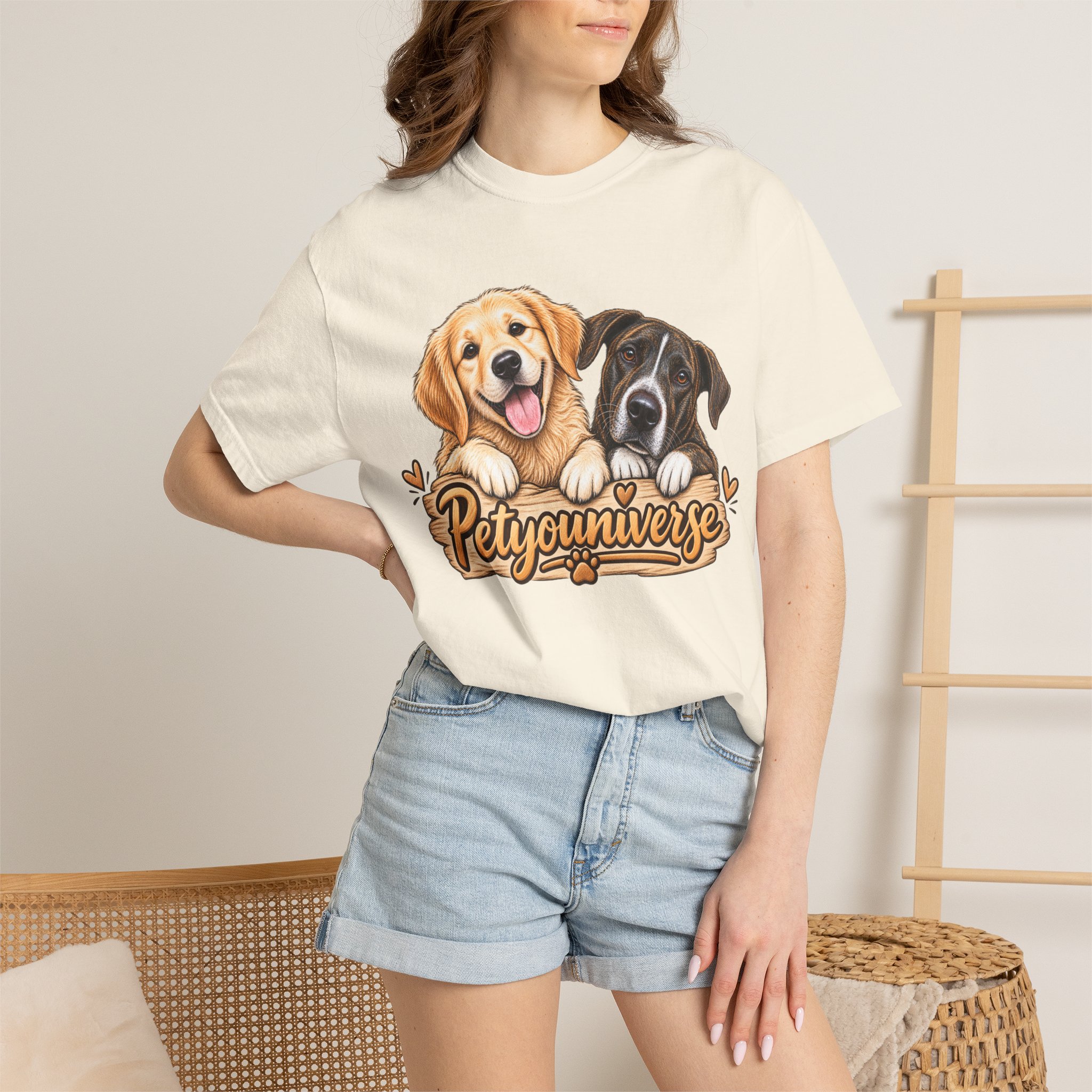 Petyouniverse Cute Dogs Graphic T-Shirt - Image 2