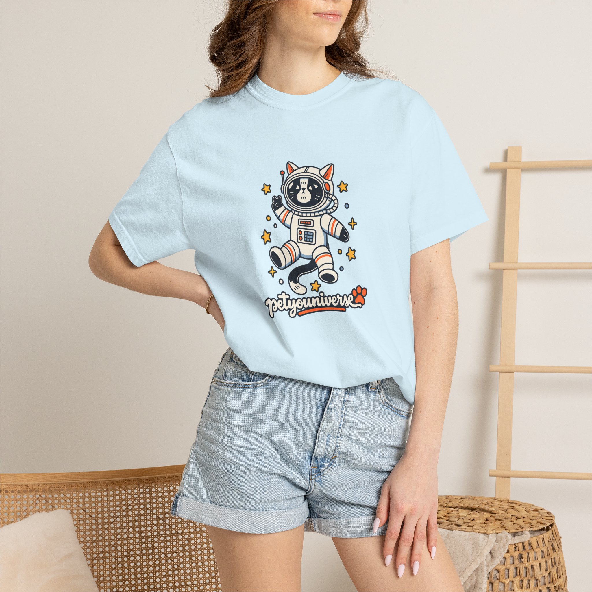 Astronaut Dog T-Shirt — 'PetYoUniverse' Cute Space Pup Tee - Image 101