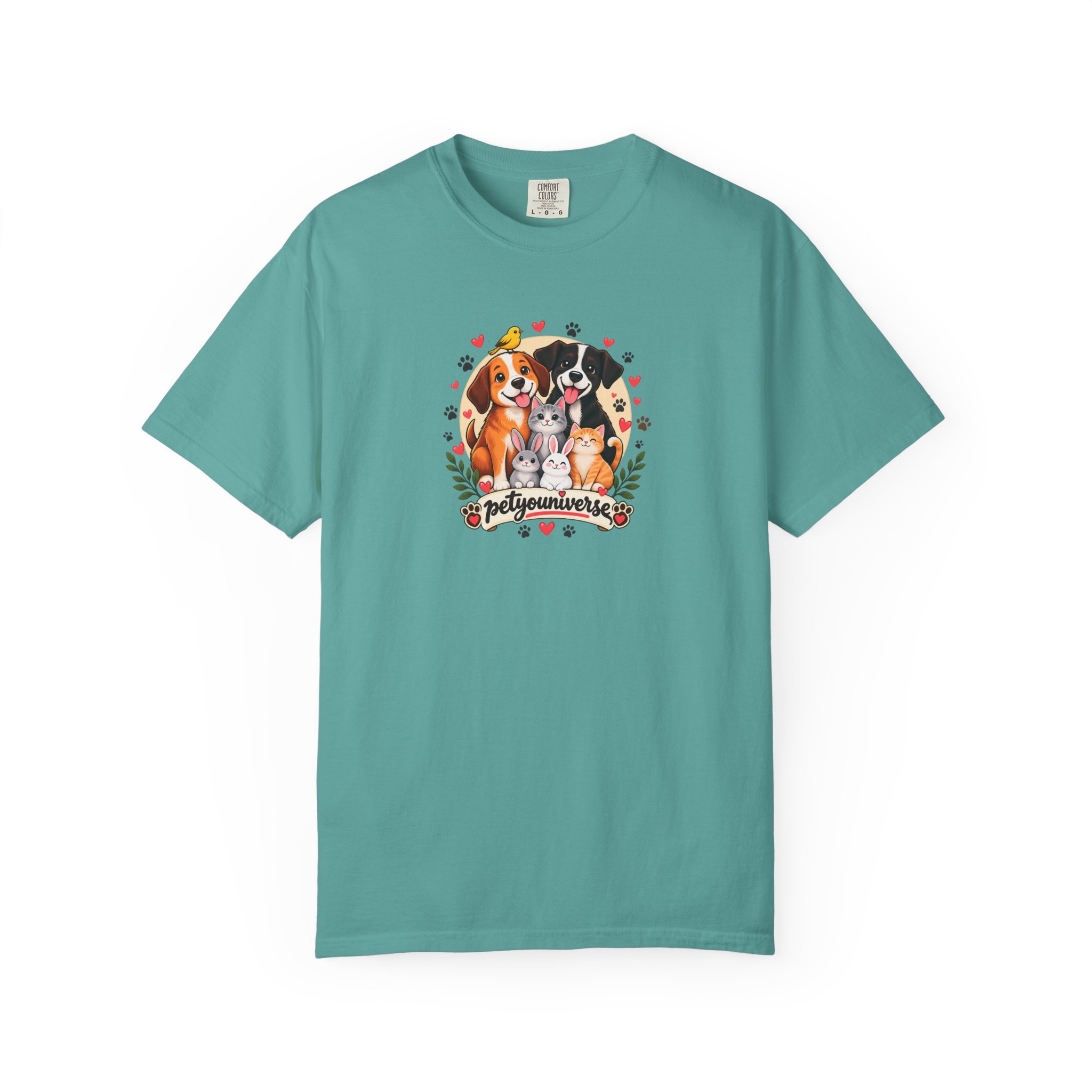 Dog Mom & Dad T-Shirt — 'Pet Parents' Cute Puppy Portrait Tee - Image 73