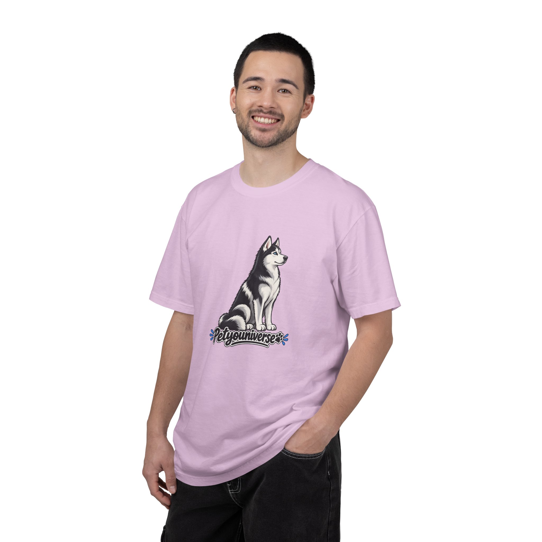 Husky Graphic T-Shirt — 'PetYoUniverse' Retro Dog Tee - Image 103