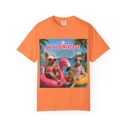 T-Shirt — "Petyouniverse" Summer Dog Vacation Graphic Tee
