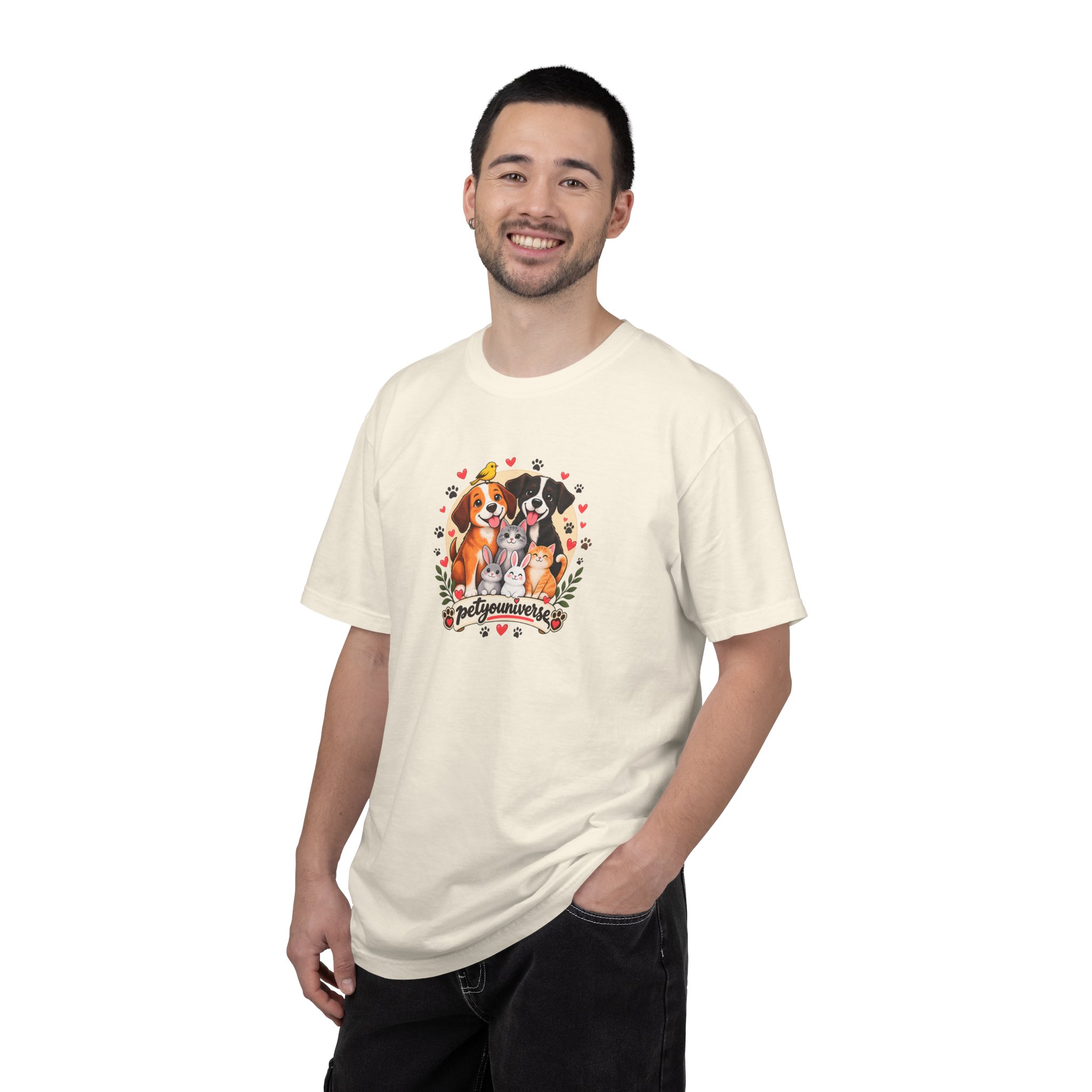Dog Mom & Dad T-Shirt — 'Pet Parents' Cute Puppy Portrait Tee - Image 4