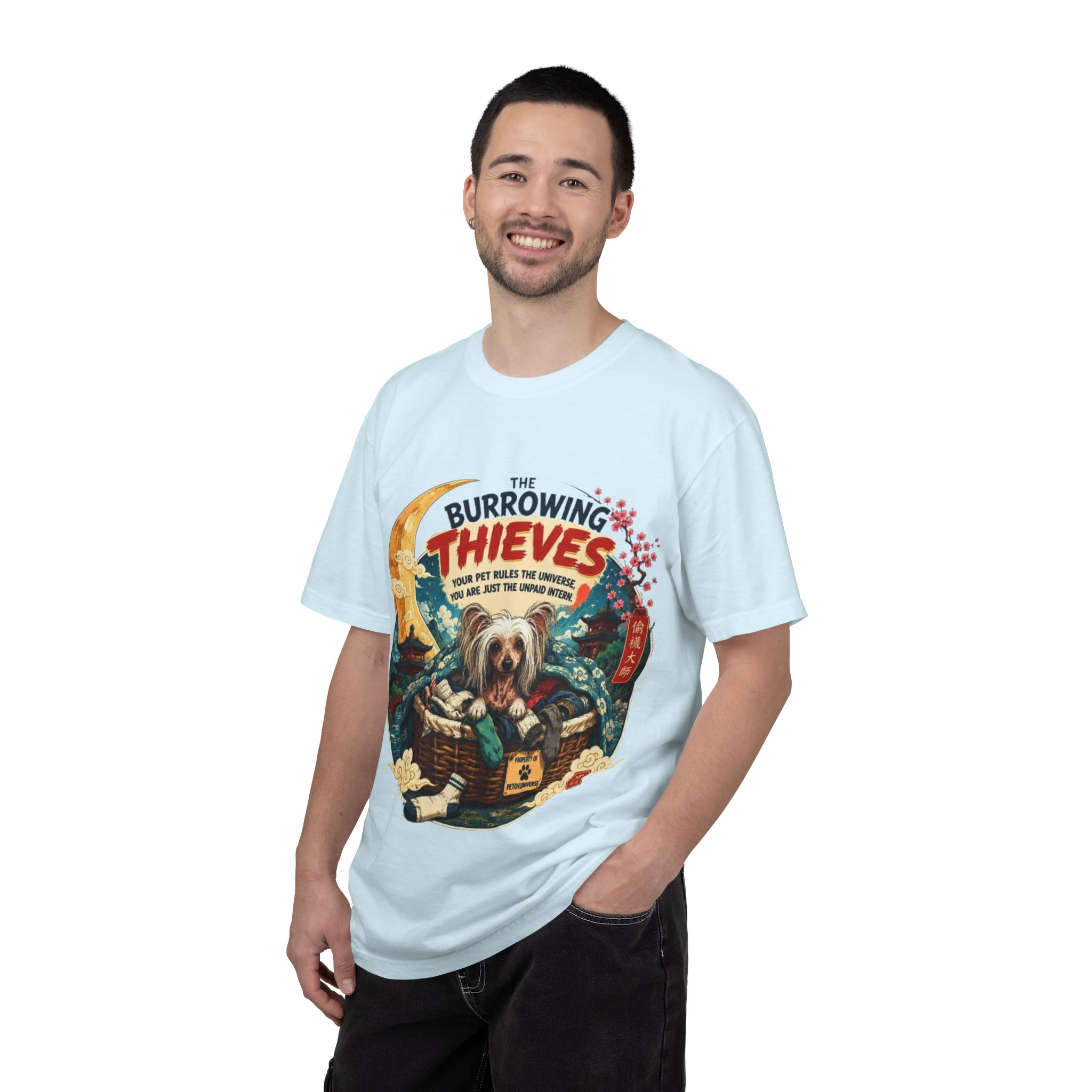T-Shirt — The Burrowing Thieves Vintage Dog Treasure Chest Graphic Tee - Image 69