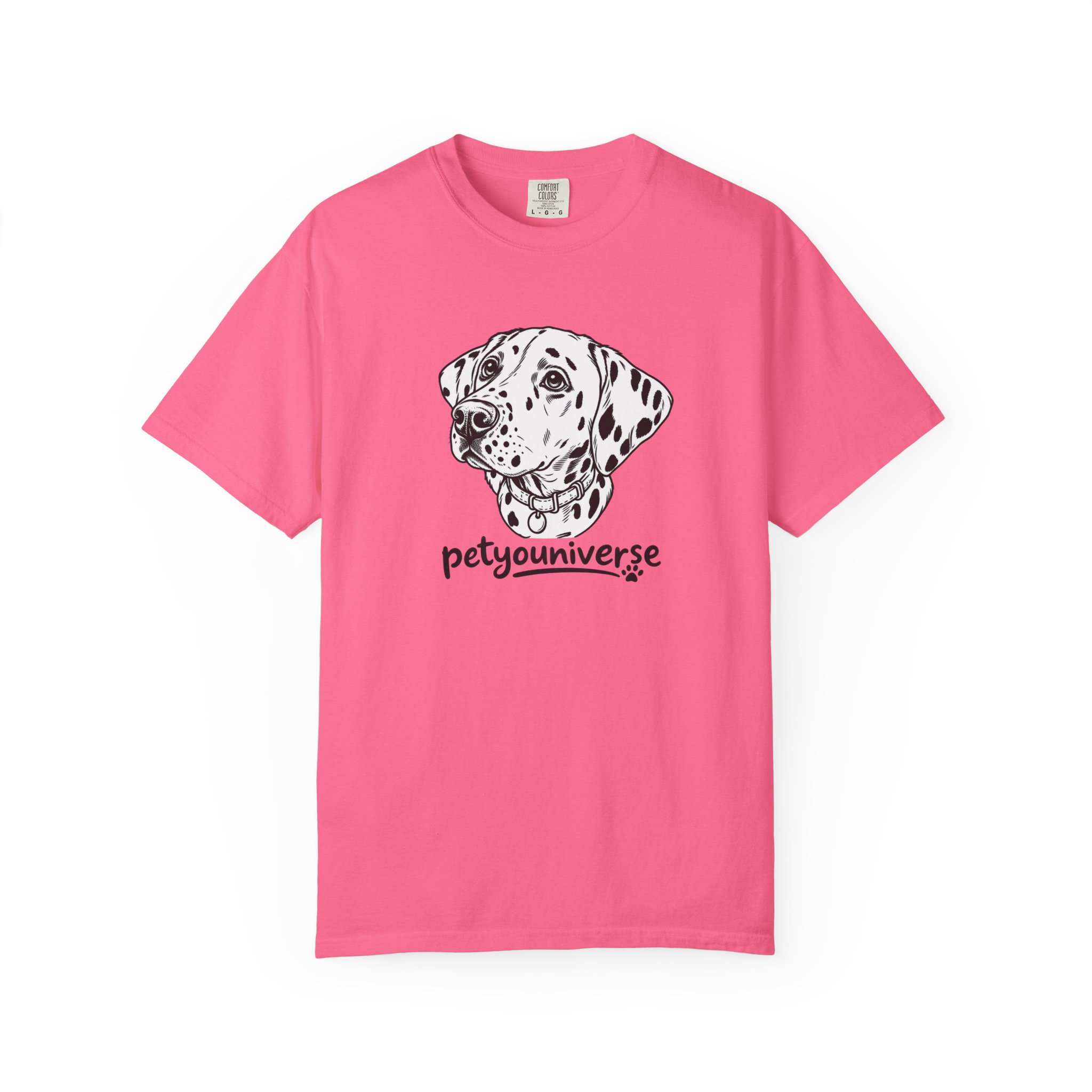 Dalmatian Portrait T-Shirt — "PetYoUniverse" Graphic Tee - Image 118