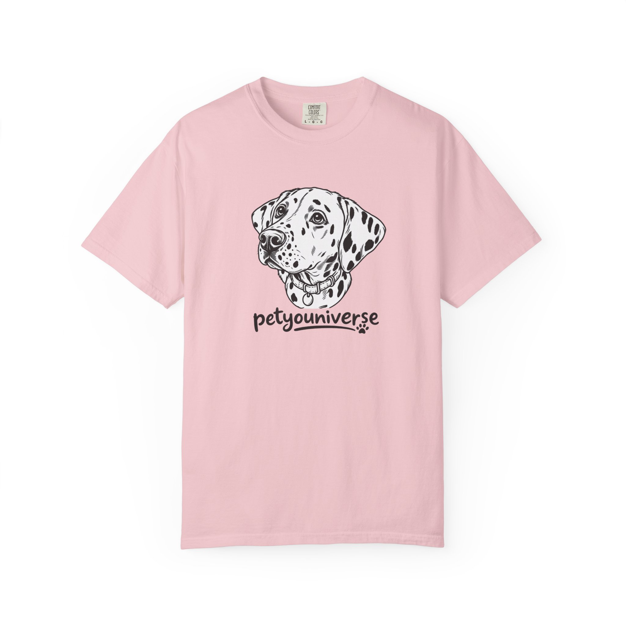 Dalmatian Portrait T-Shirt — "PetYoUniverse" Graphic Tee - Image 109