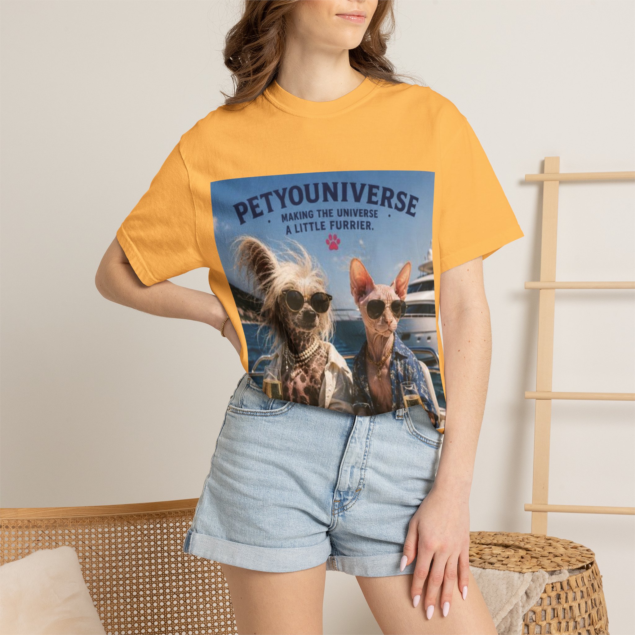 PetYoUniverse T-Shirt — 'Making the Universe a Little Furrier' Retro Dog & Cat Tee - Image 27