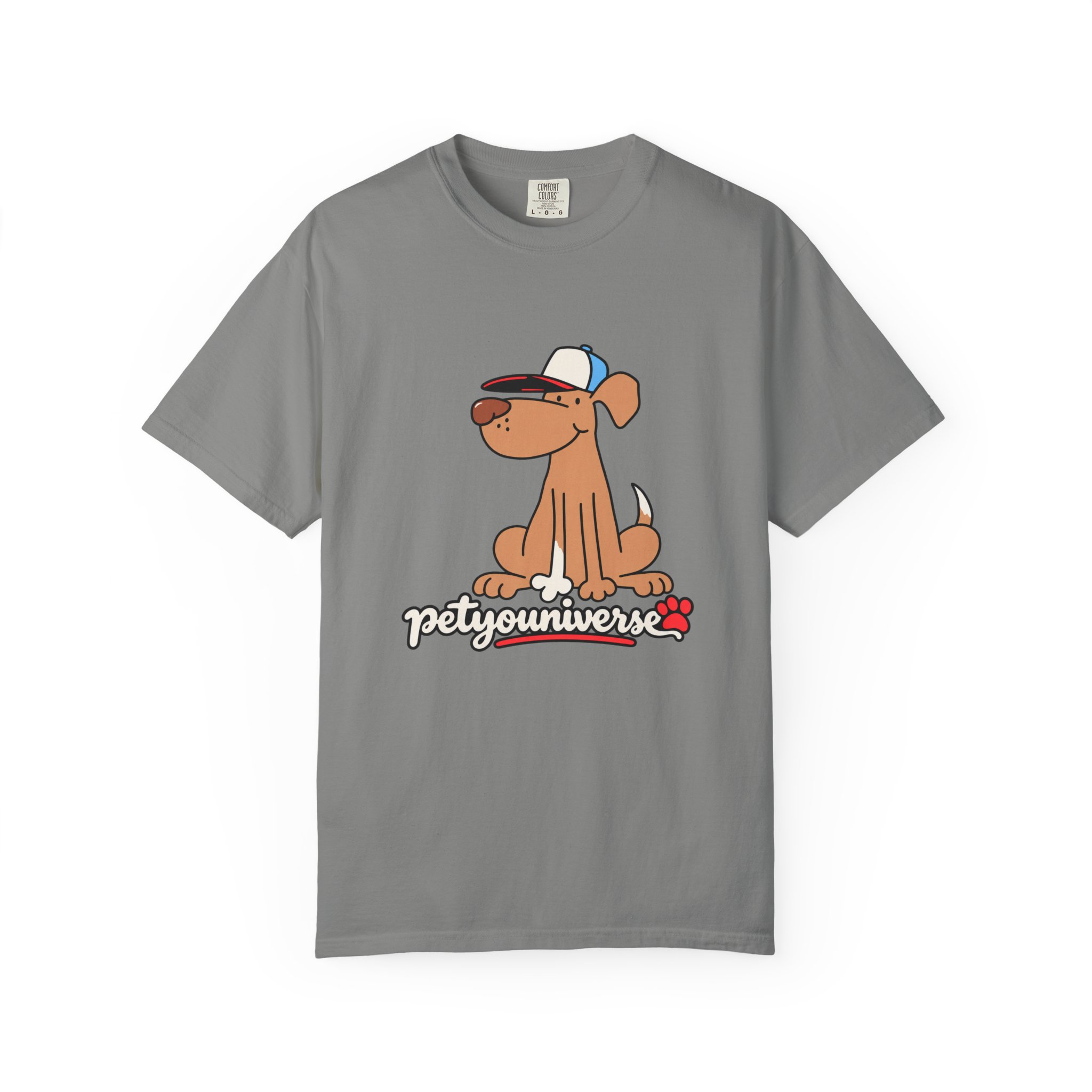 Dog Cartoon Tee — "PetYoUniverse" Puppy Graphic T-Shirt - Image 109