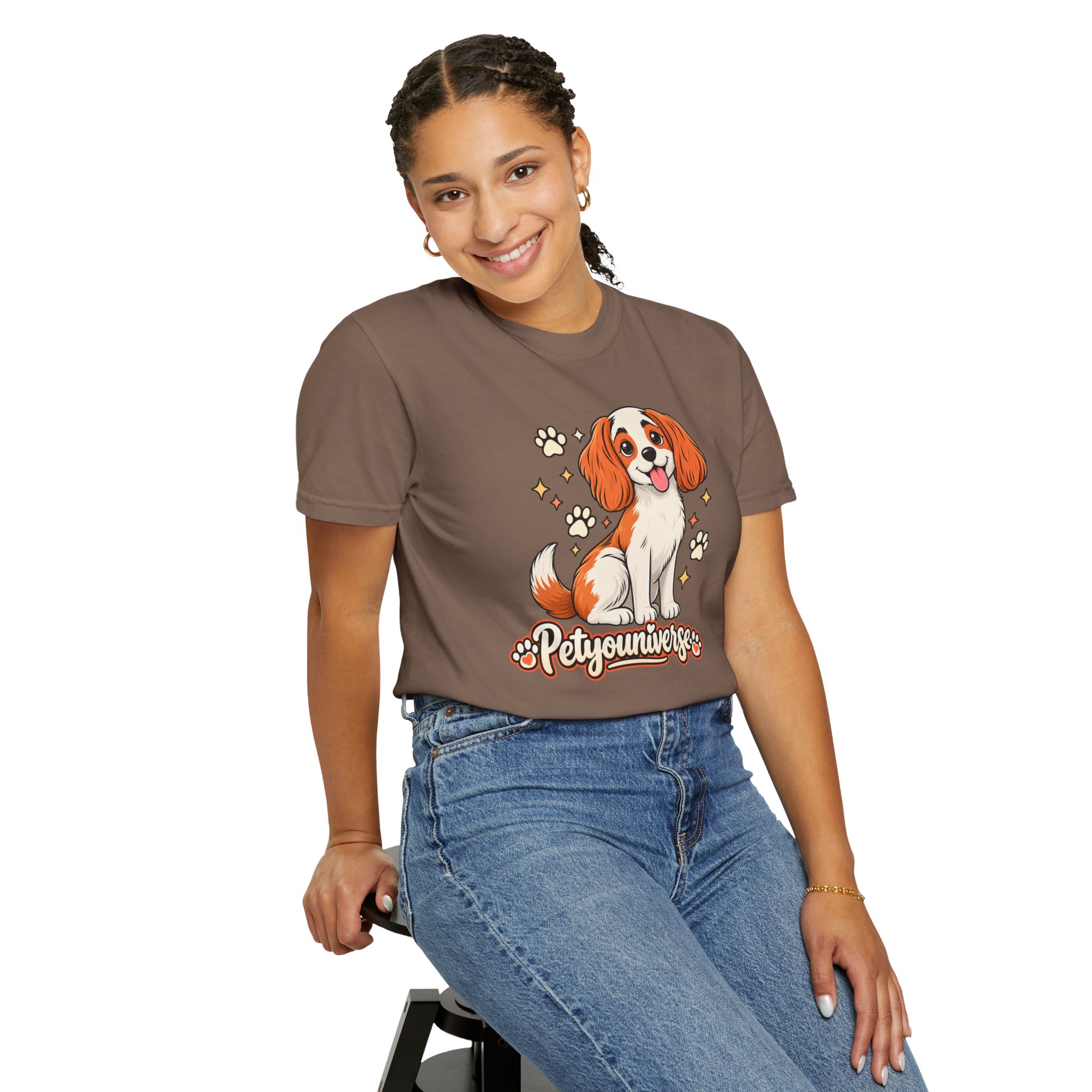 Cavalier King Charles Dog T-Shirt — "PetYoUniverse" Cute Puppy Graphic Tee - Image 42